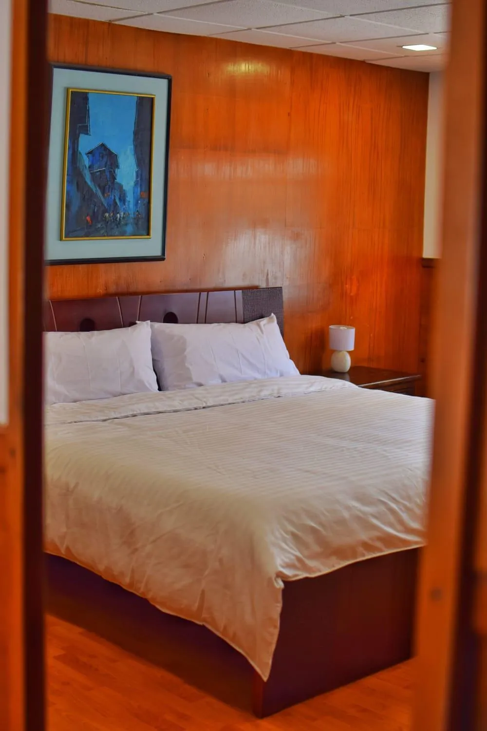 Bed in Hotel Ambassador