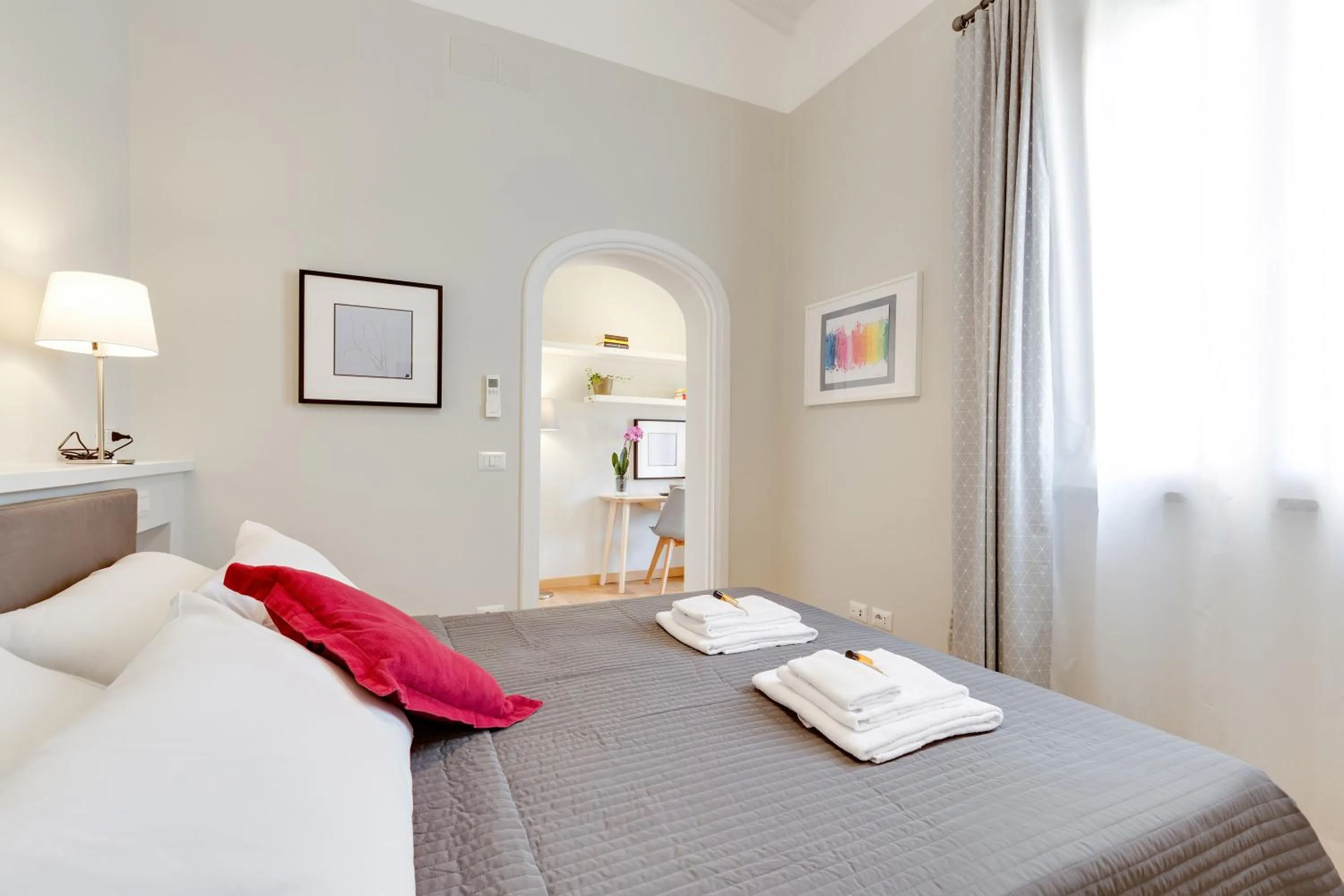 Bedroom, Bed in Rome as you feel - Grotta Pinta apartments