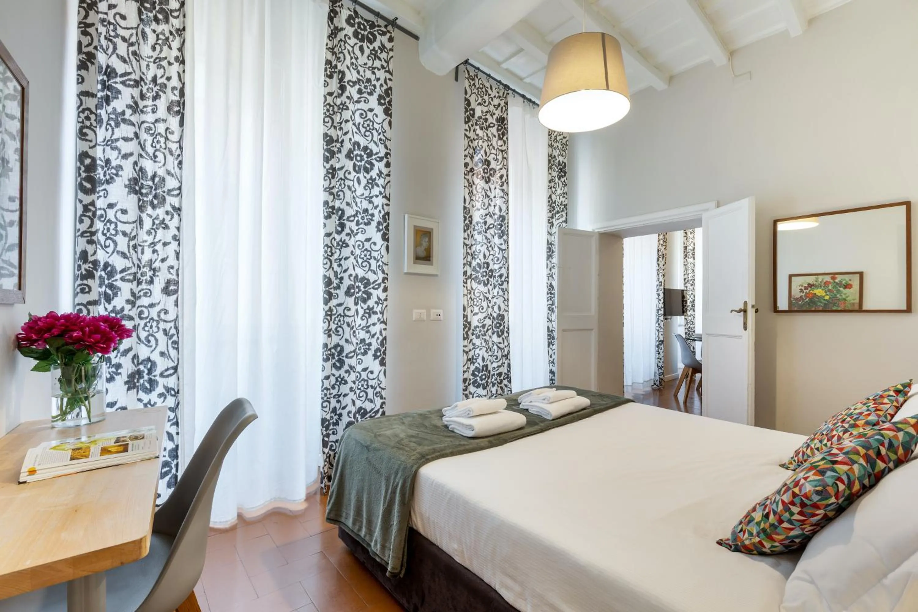 Bedroom, Bed in Rome as you feel - Grotta Pinta apartments