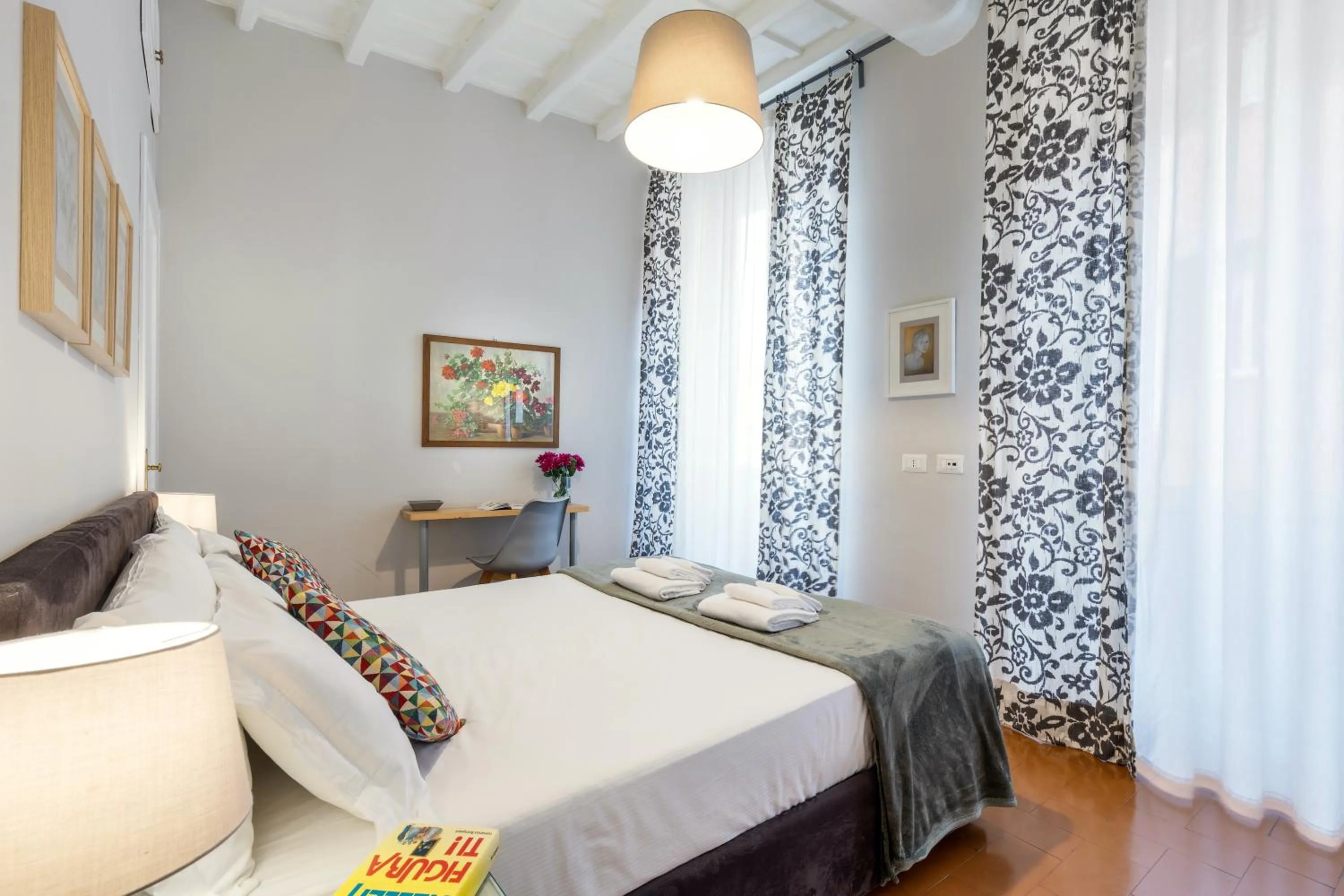 Bedroom, Bed in Rome as you feel - Grotta Pinta apartments