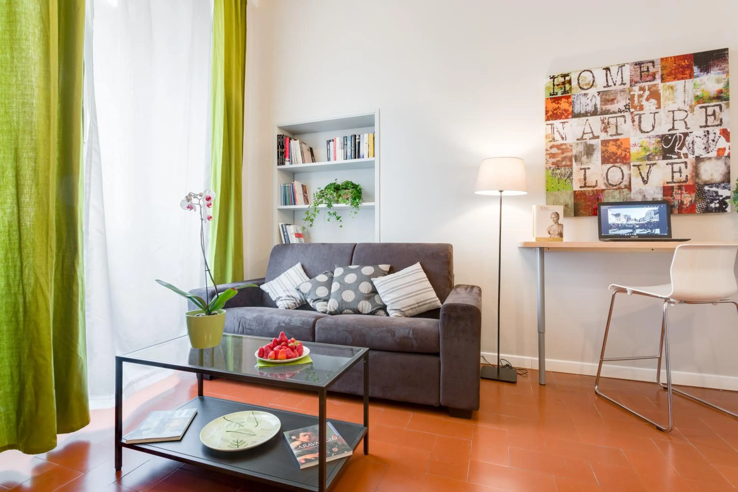 Living room in Rome as you feel - Grotta Pinta apartments