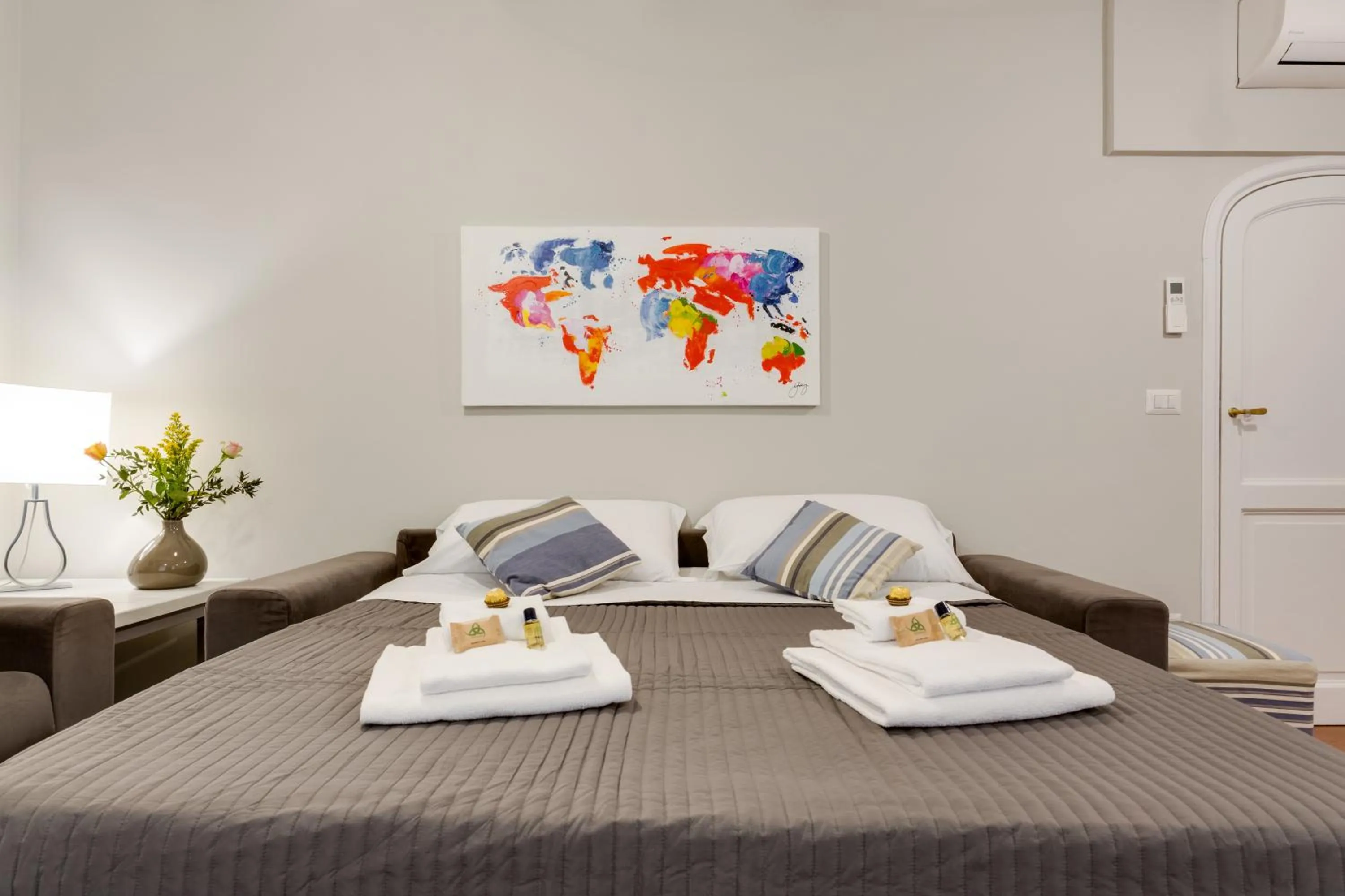 Living room, Bed in Rome as you feel - Grotta Pinta apartments