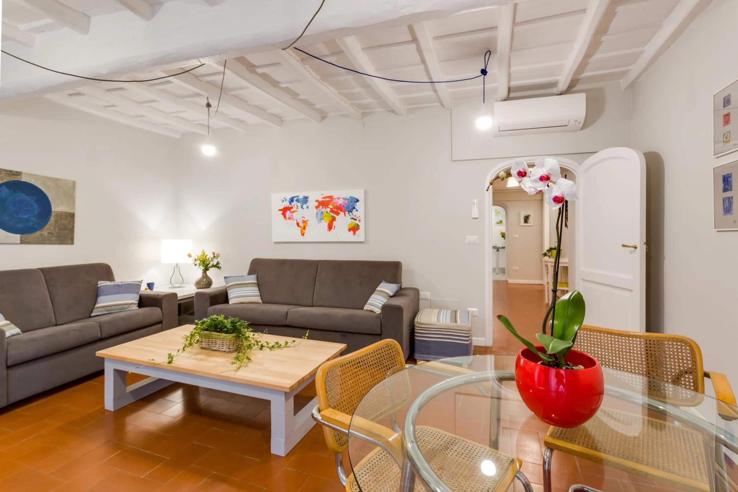 Living room in Rome as you feel - Grotta Pinta apartments