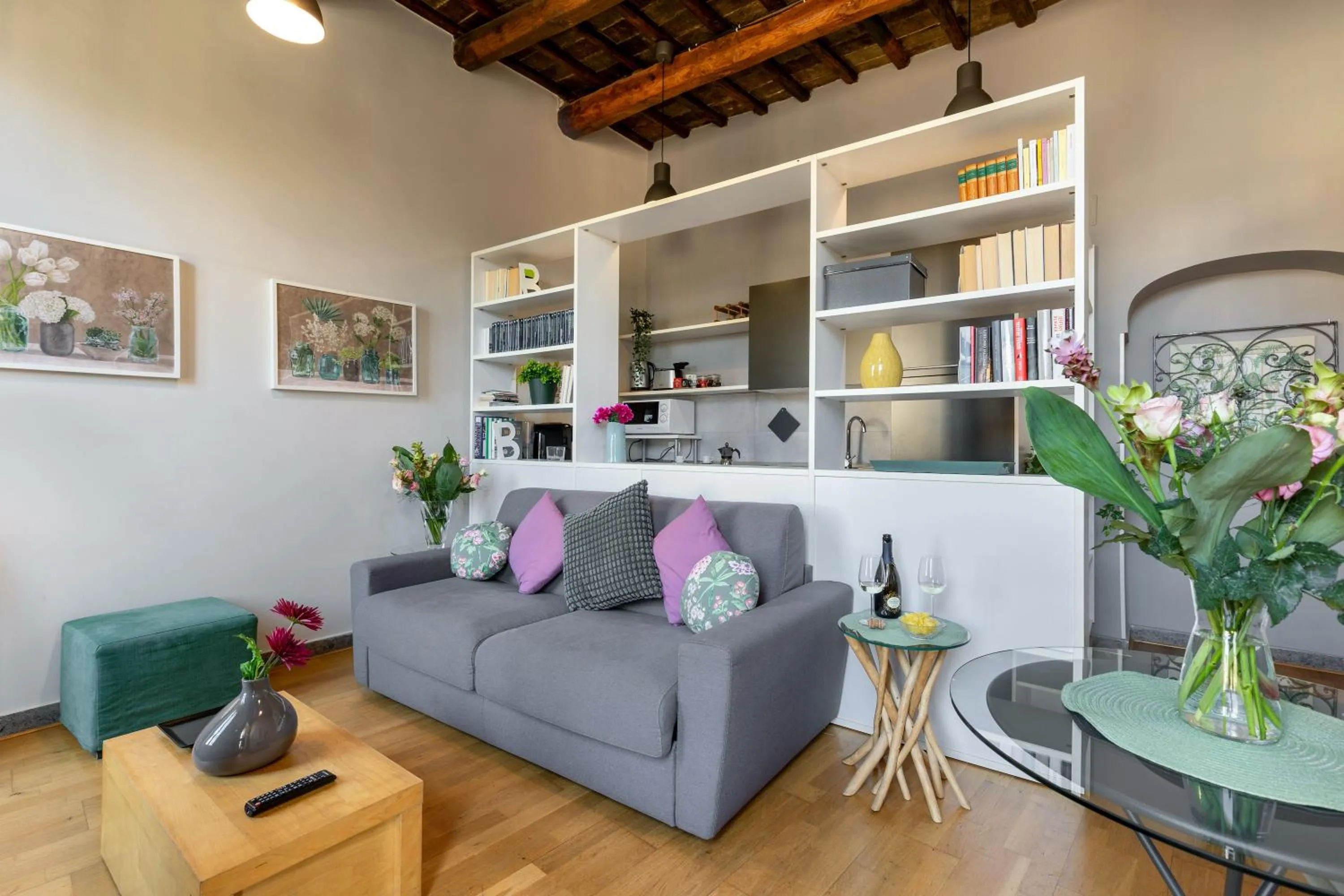 Kitchen or kitchenette in Rome as you feel - Grotta Pinta apartments