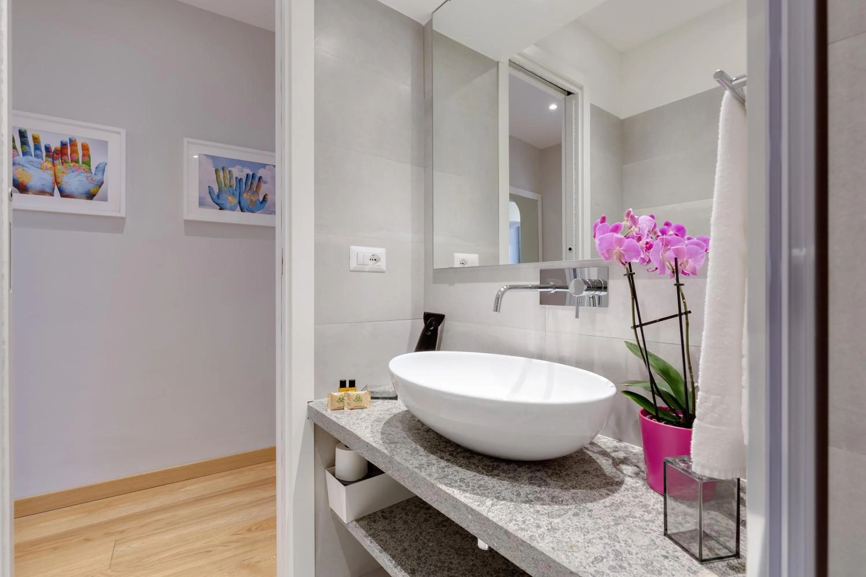 Bathroom in Rome as you feel - Grotta Pinta apartments