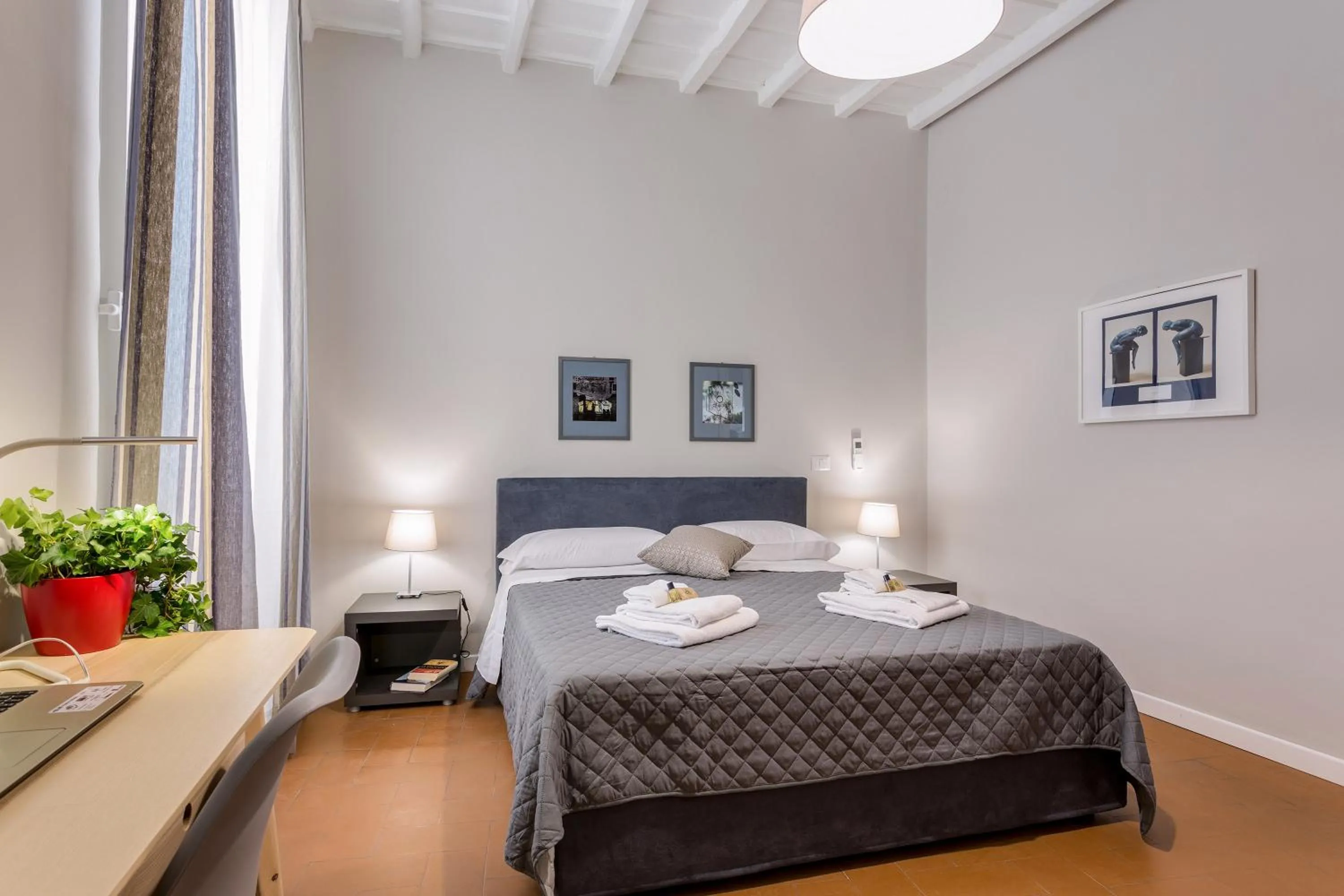 Bedroom, Bed in Rome as you feel - Grotta Pinta apartments