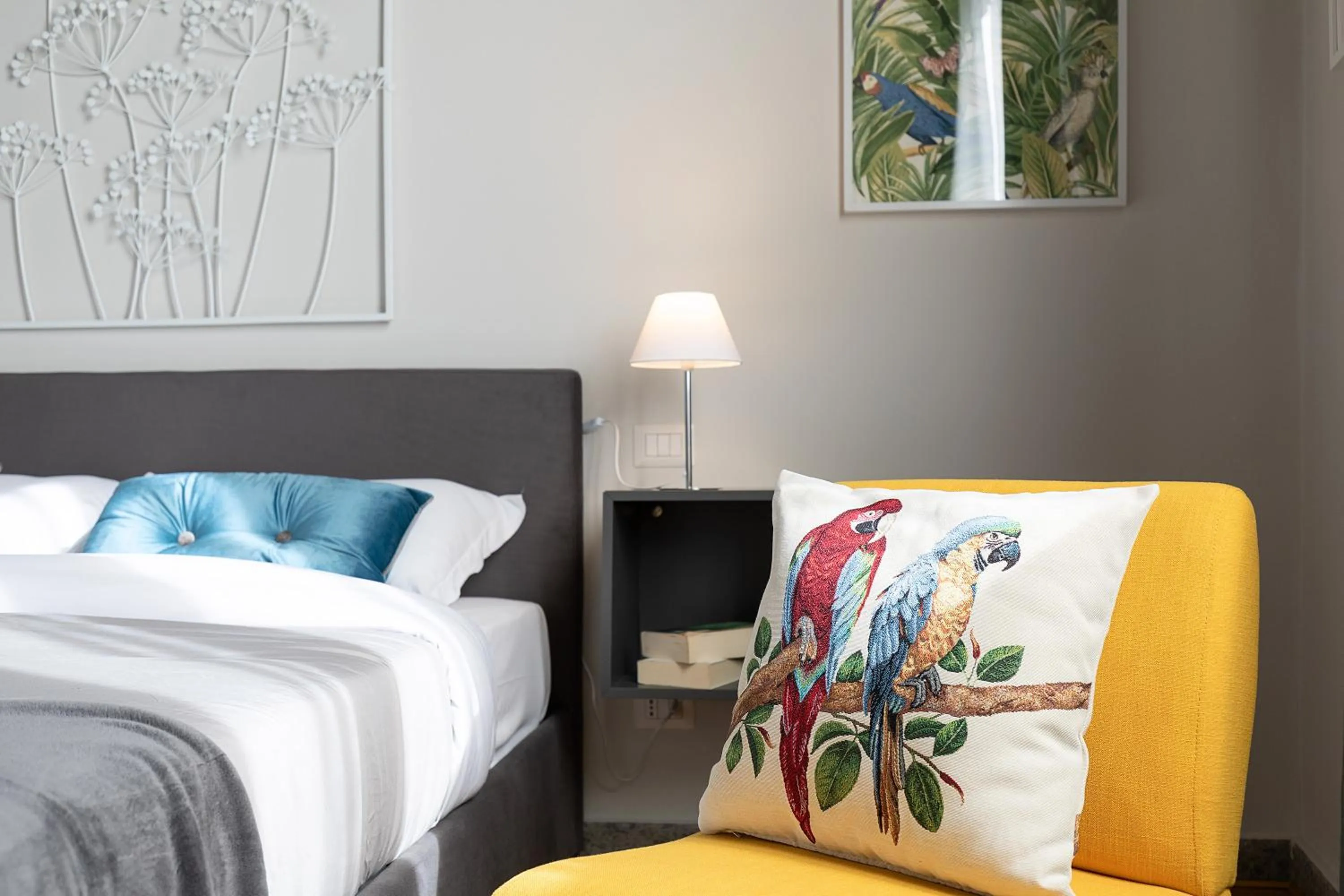 Decorative detail, Bed in Rome as you feel - Grotta Pinta apartments