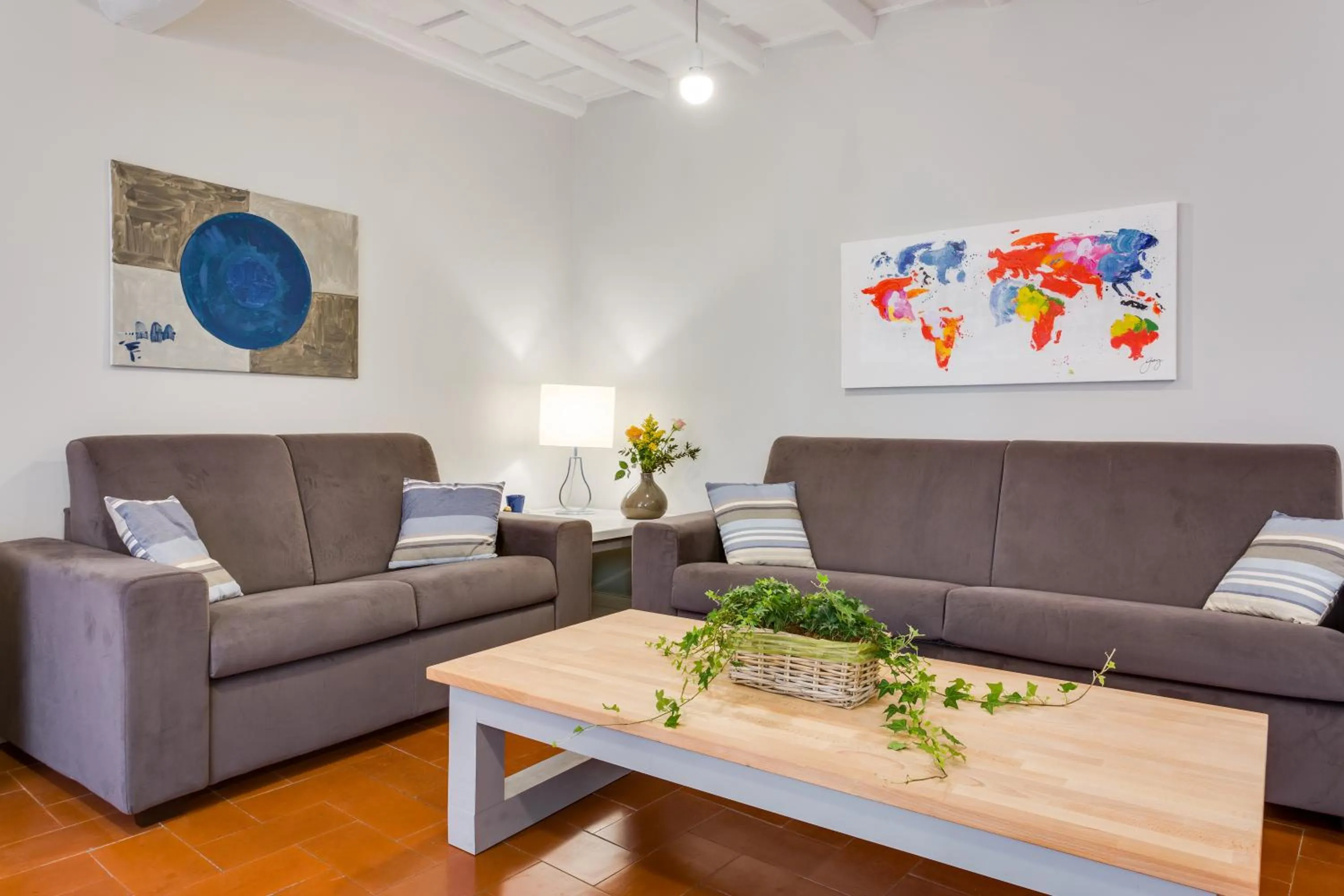 Living room in Rome as you feel - Grotta Pinta apartments