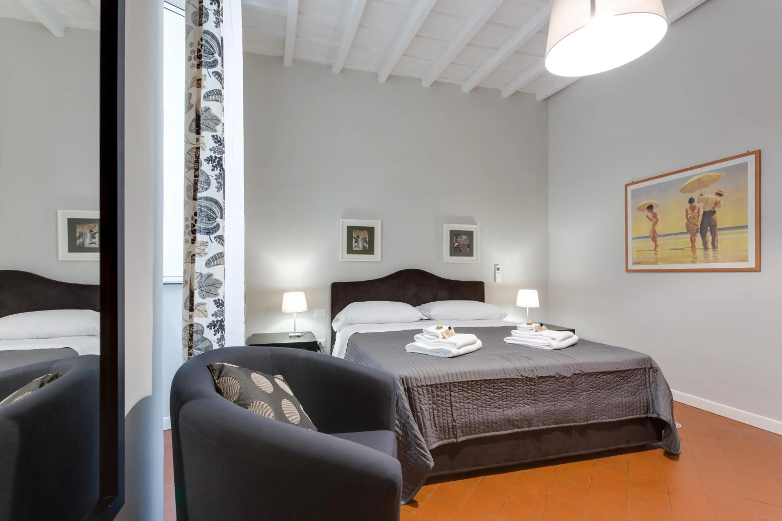 Photo of the whole room, Bed in Rome as you feel - Grotta Pinta apartments