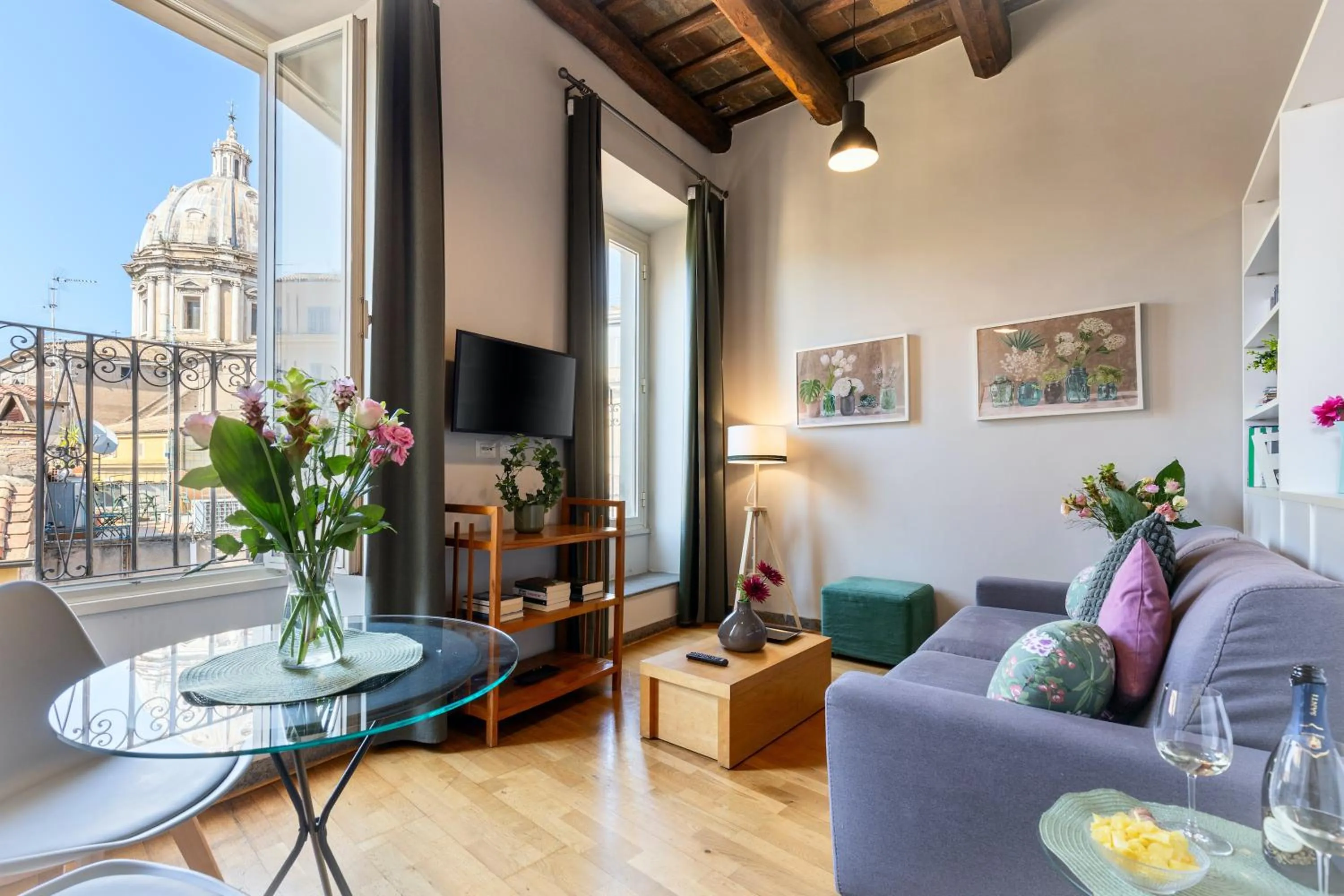 View (from property/room) in Rome as you feel - Grotta Pinta apartments