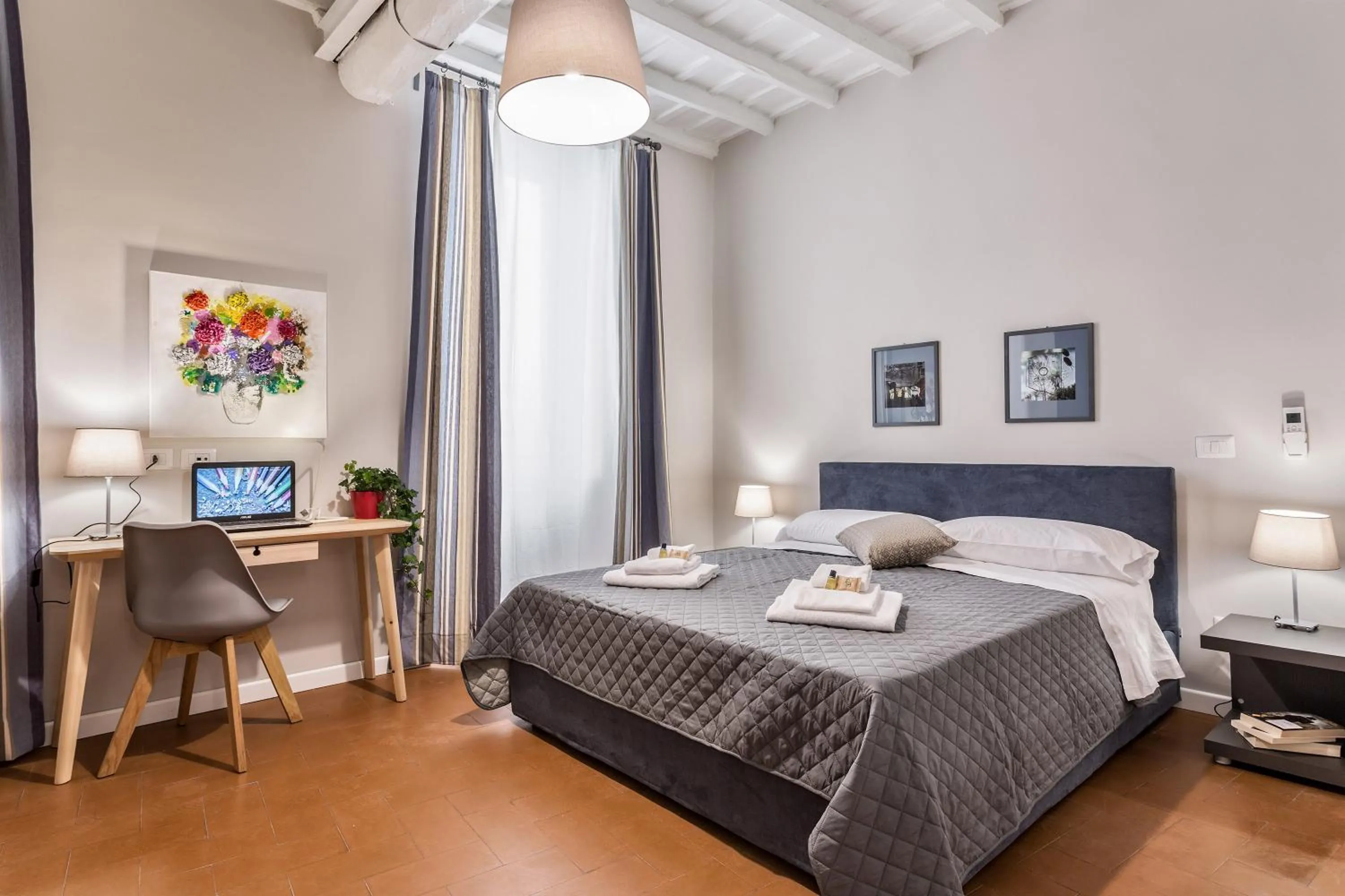 Bedroom, Bed in Rome as you feel - Grotta Pinta apartments