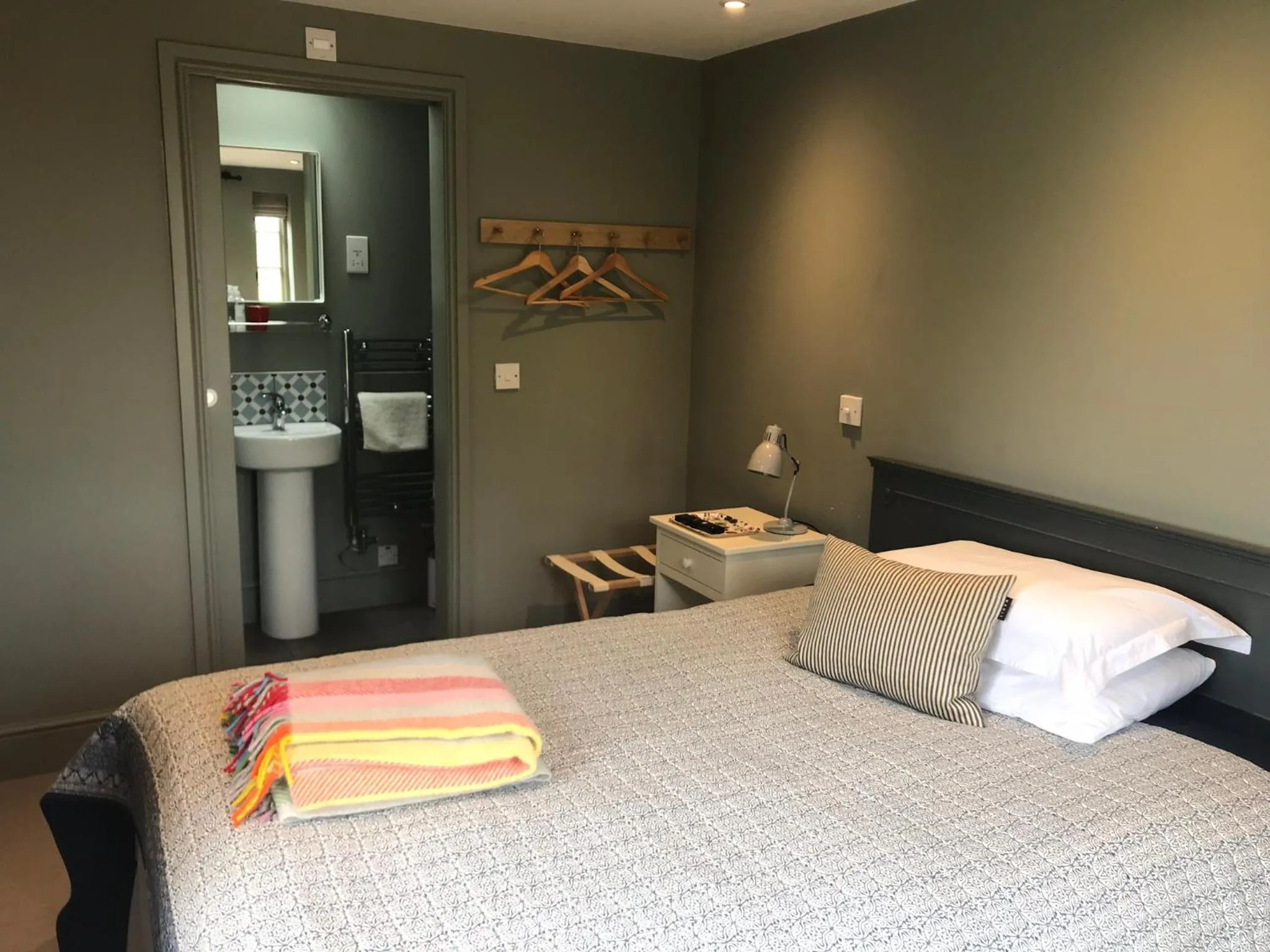 Bed in Church End Cottage