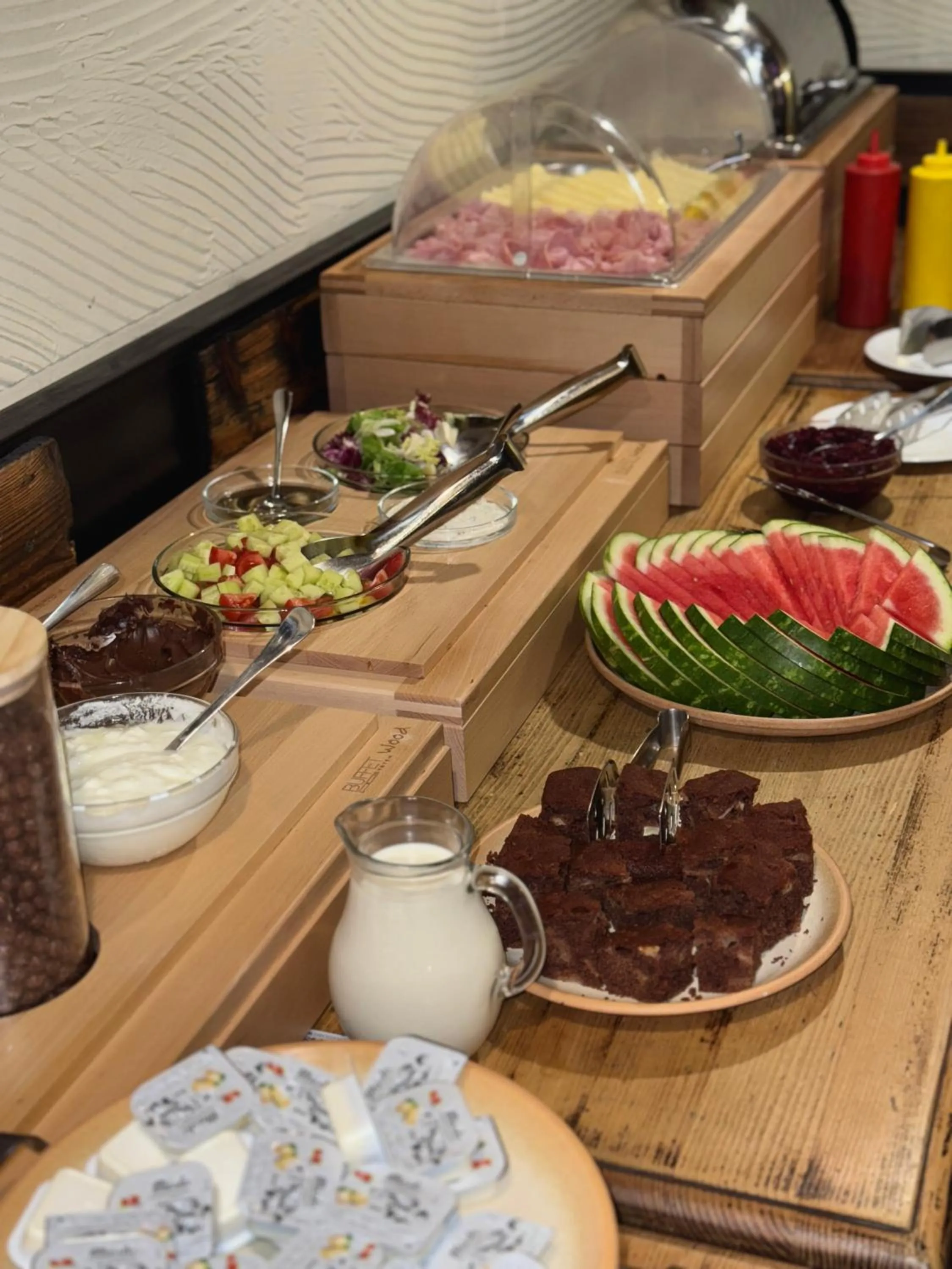 Buffet breakfast in Pension SKLEP