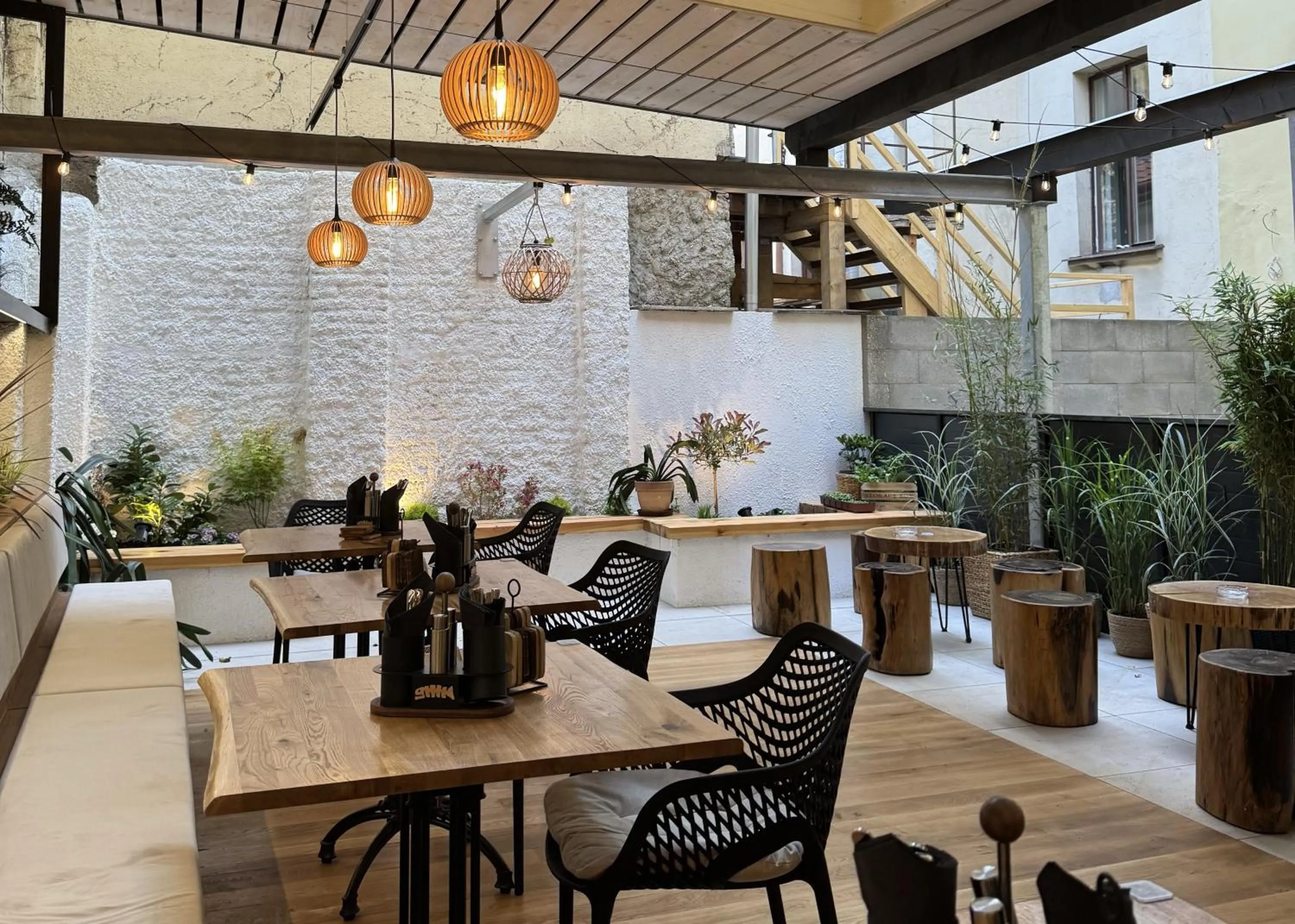 Balcony/Terrace in Pension SKLEP