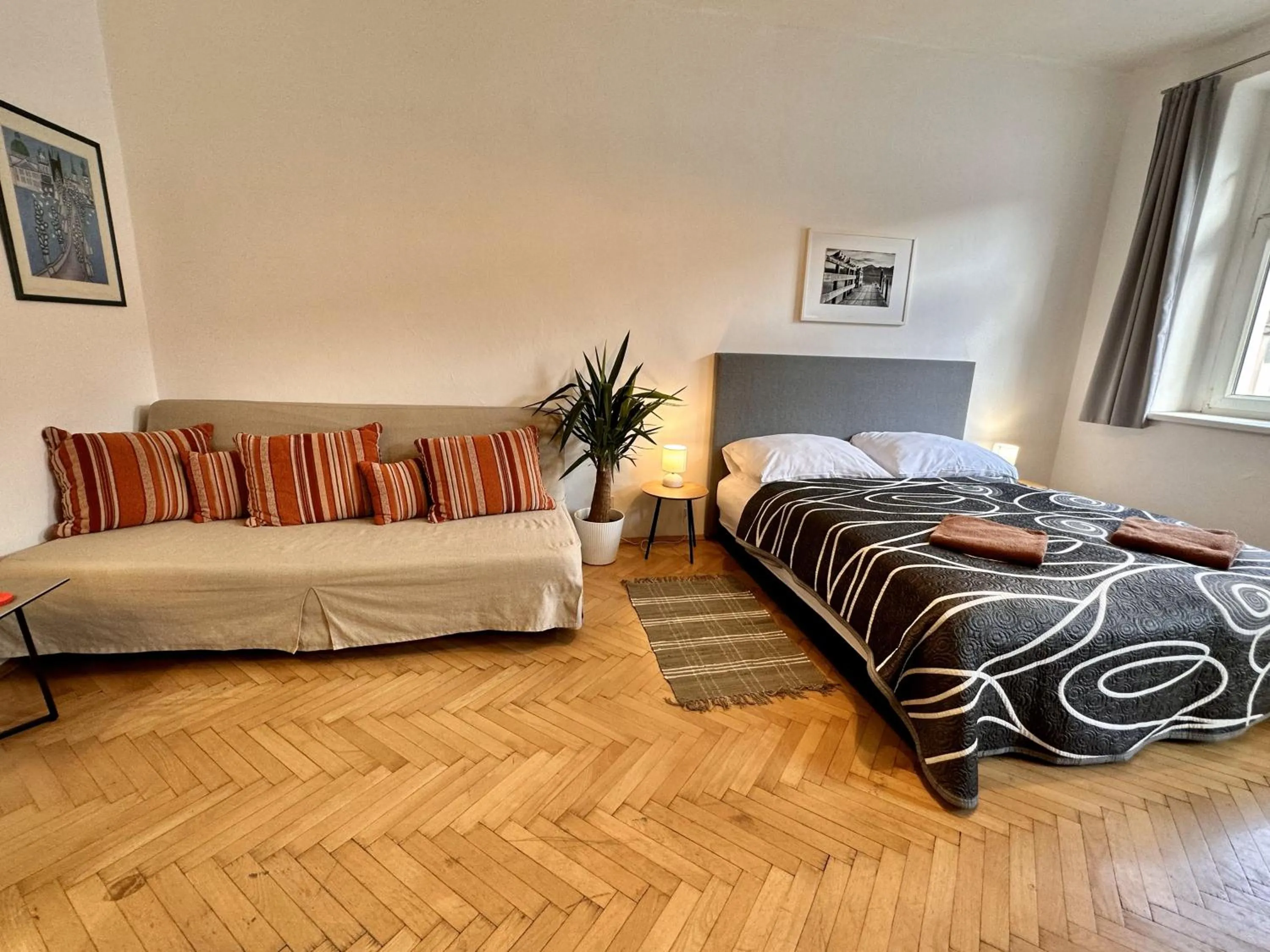 Photo of the whole room, Bed in Pension SKLEP