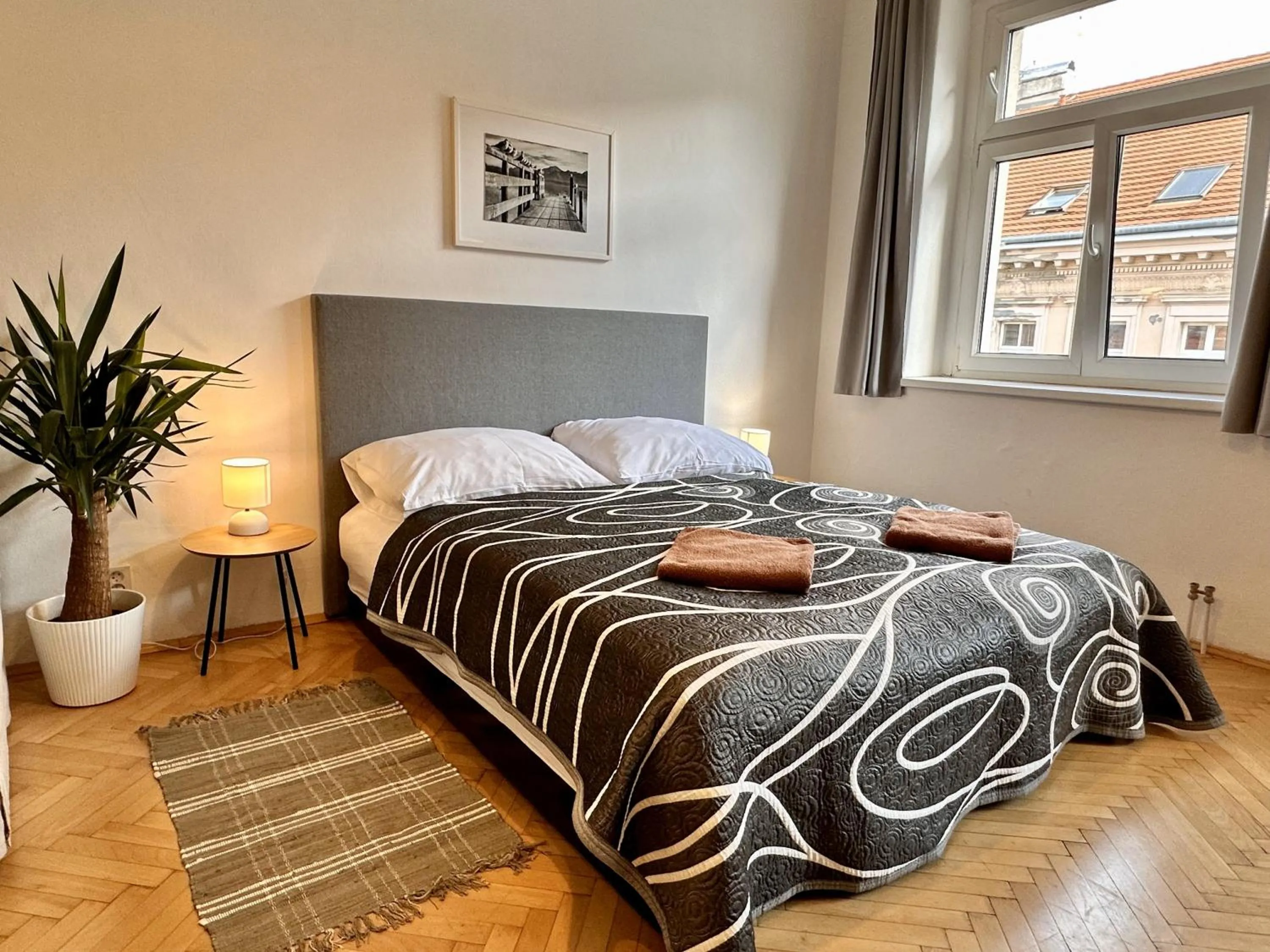 Bedroom, Bed in Pension SKLEP