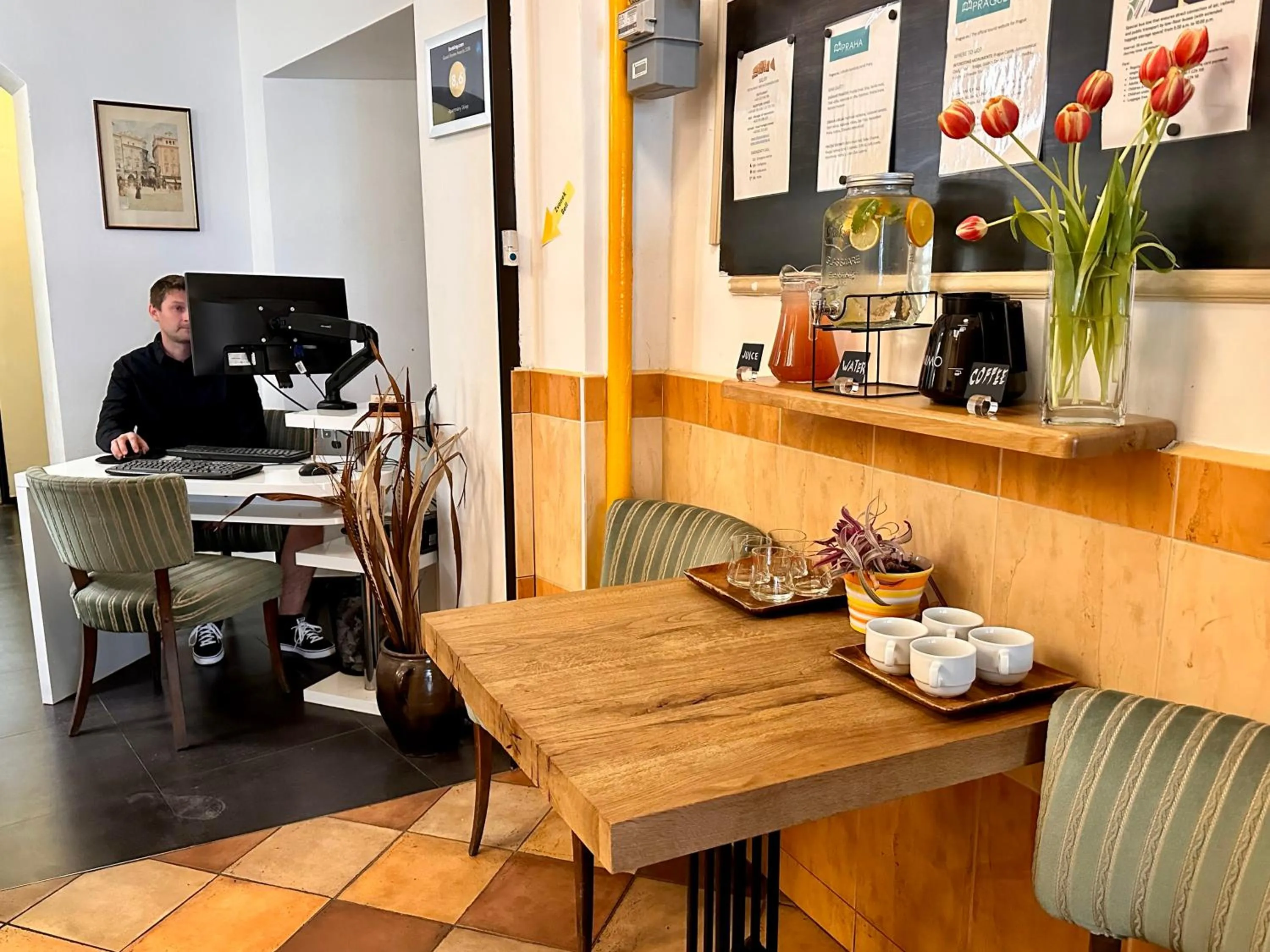 Lobby or reception in Pension SKLEP