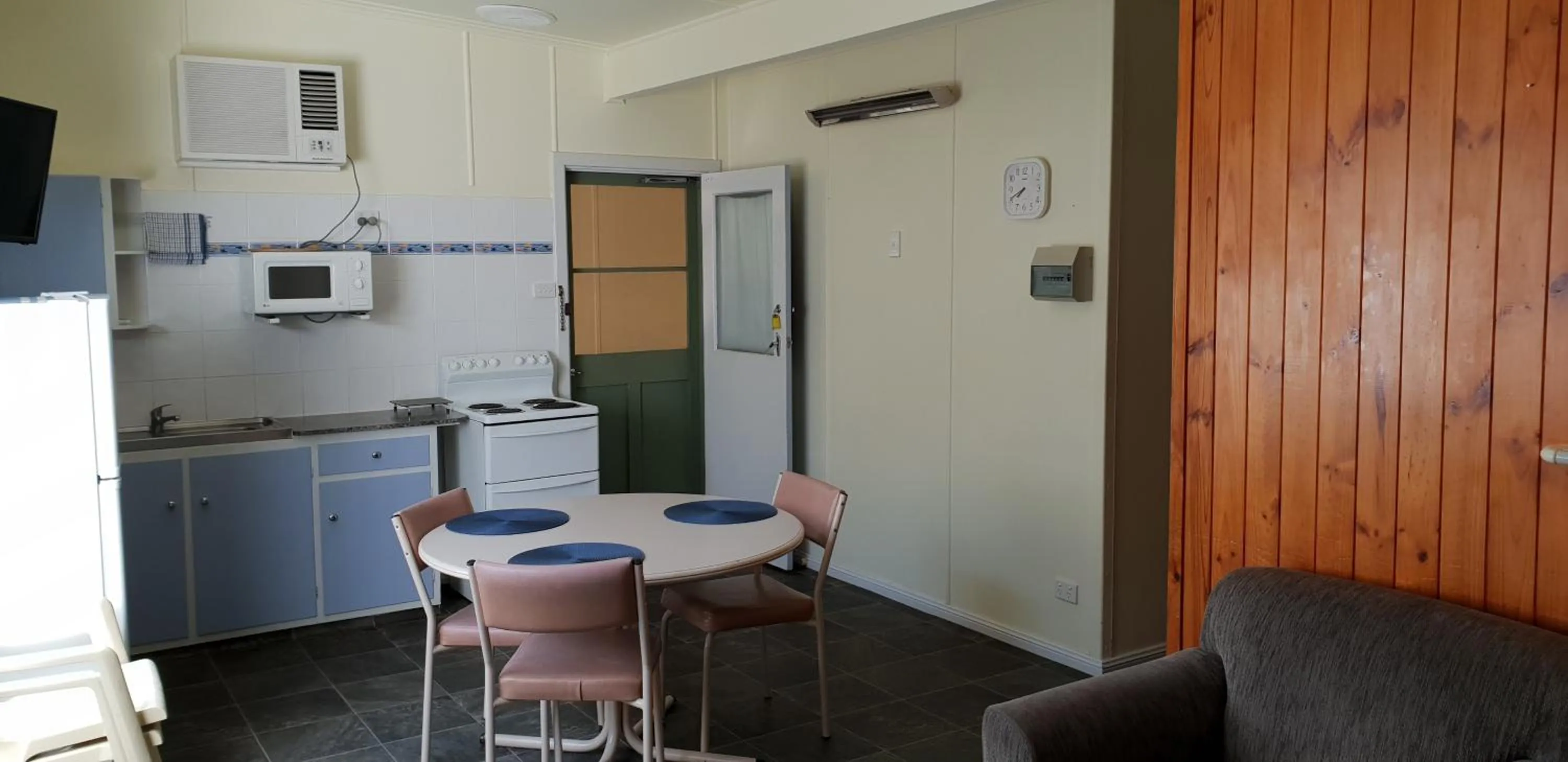 Kitchen or kitchenette in Modra's Apartments