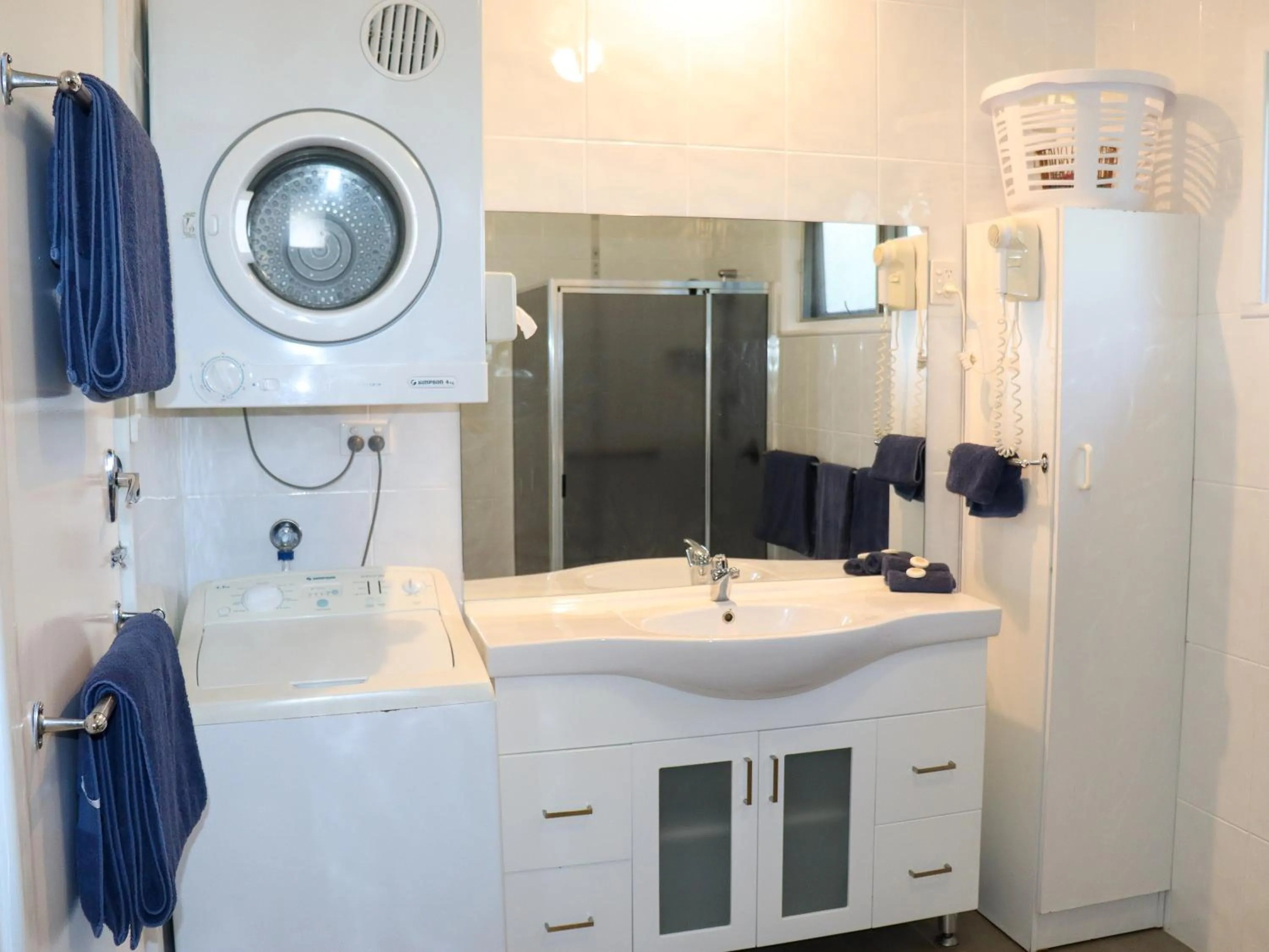 Shower in Modra's Apartments