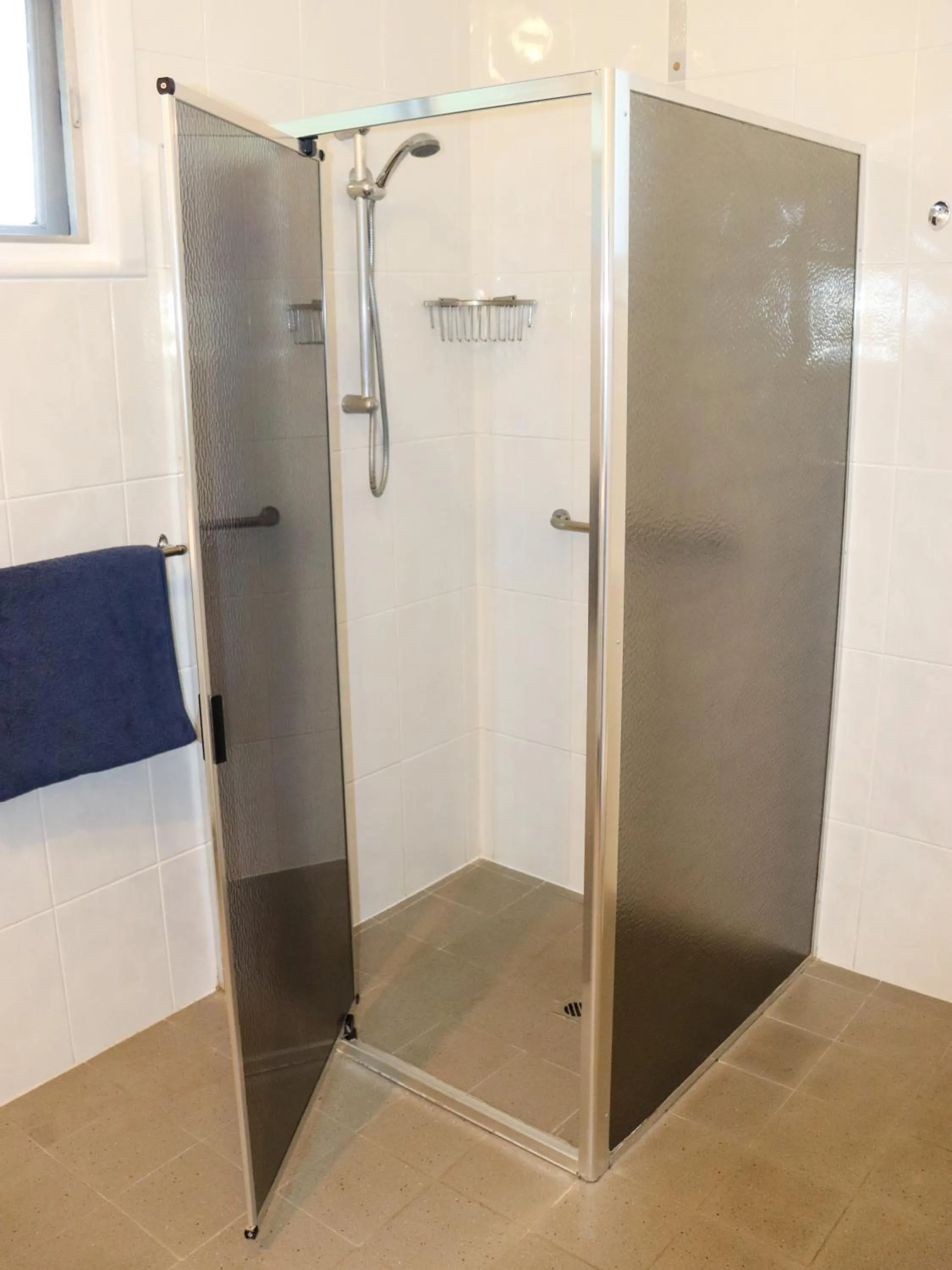 Shower in Modra's Apartments