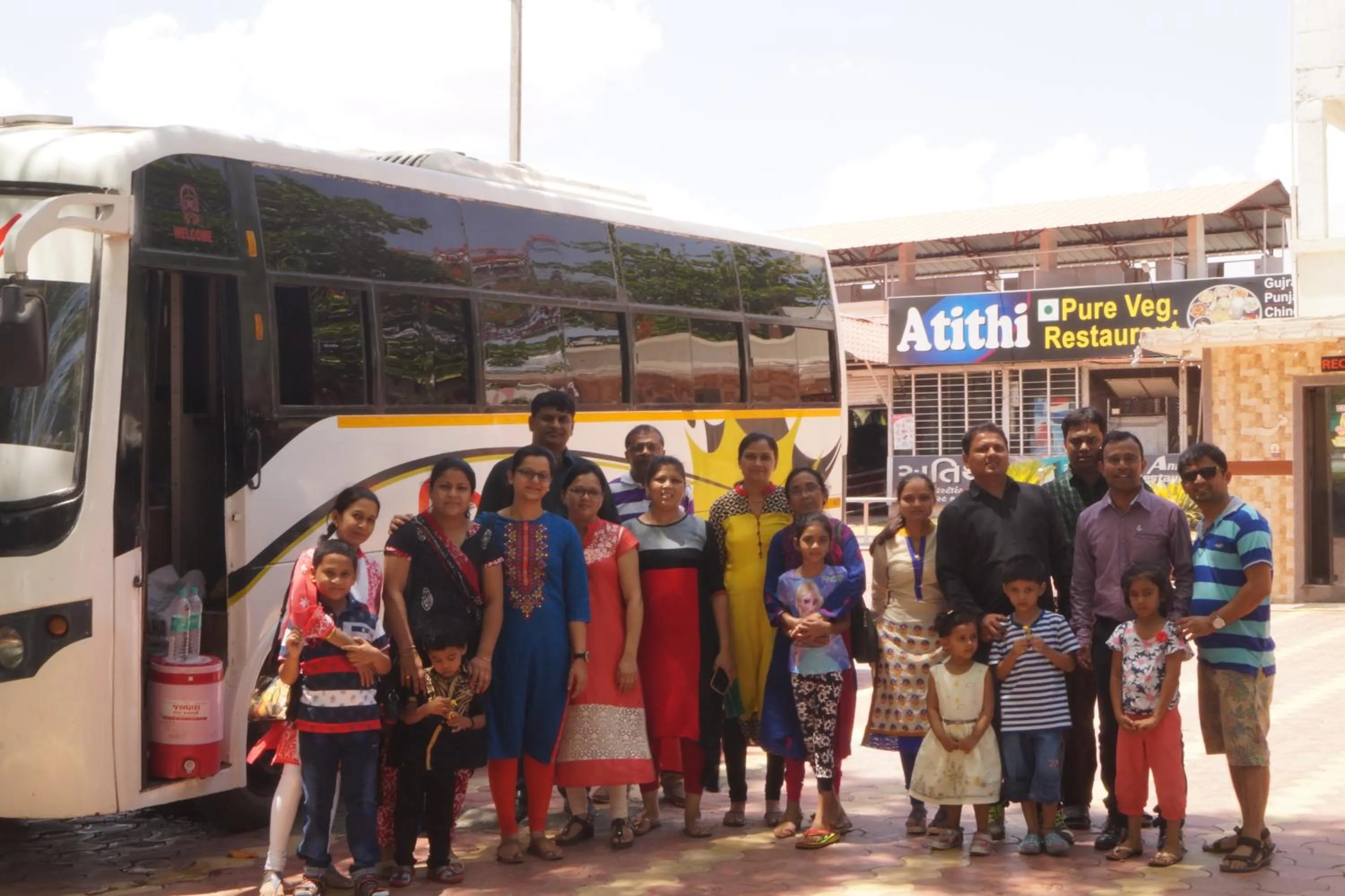 Family in Sai Atithi Resort
