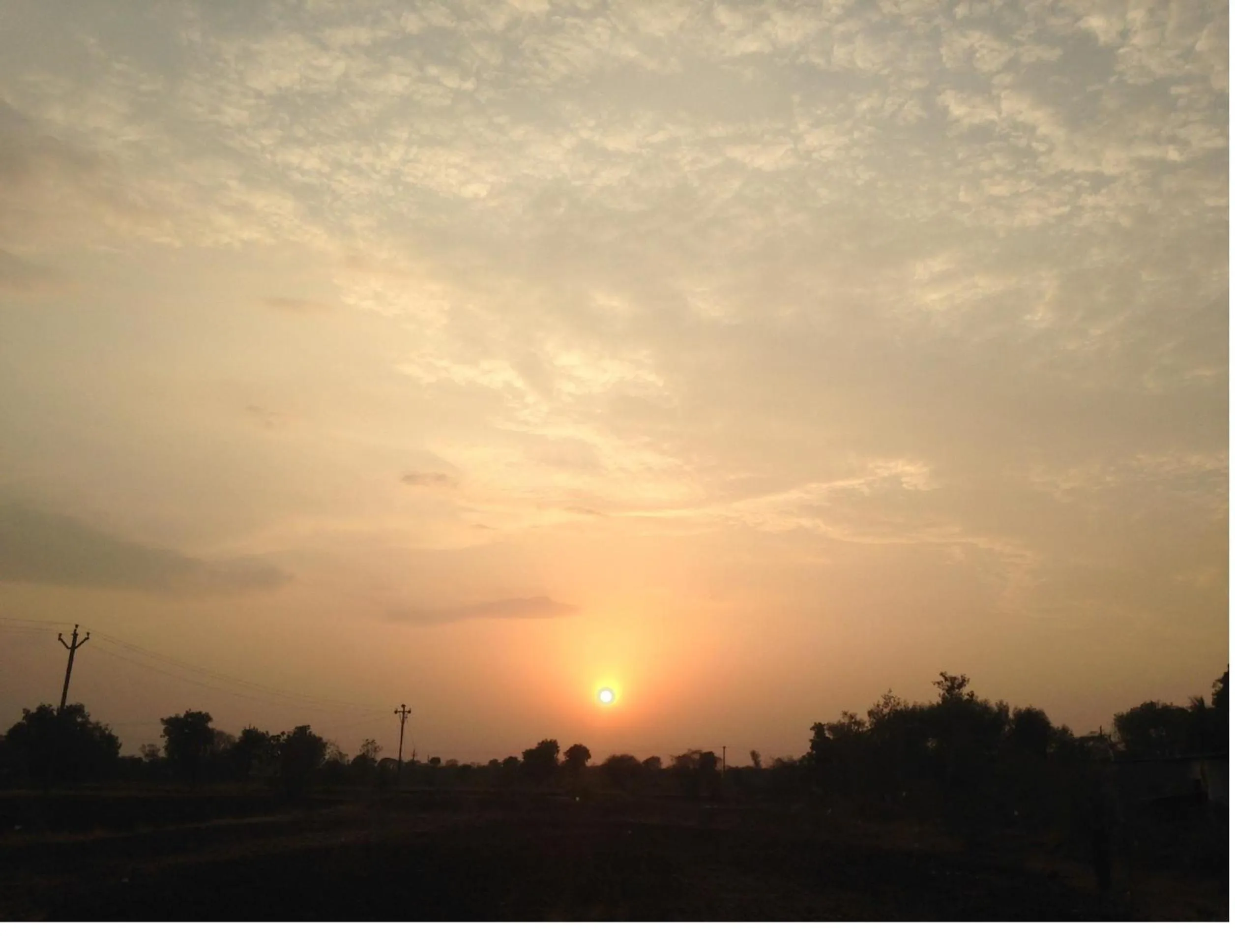 Sunset in Sai Atithi Resort