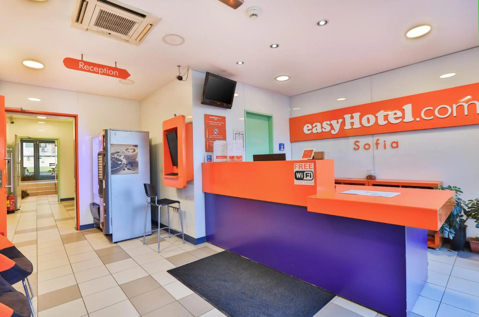 Lobby or reception in easyHotel Sofia