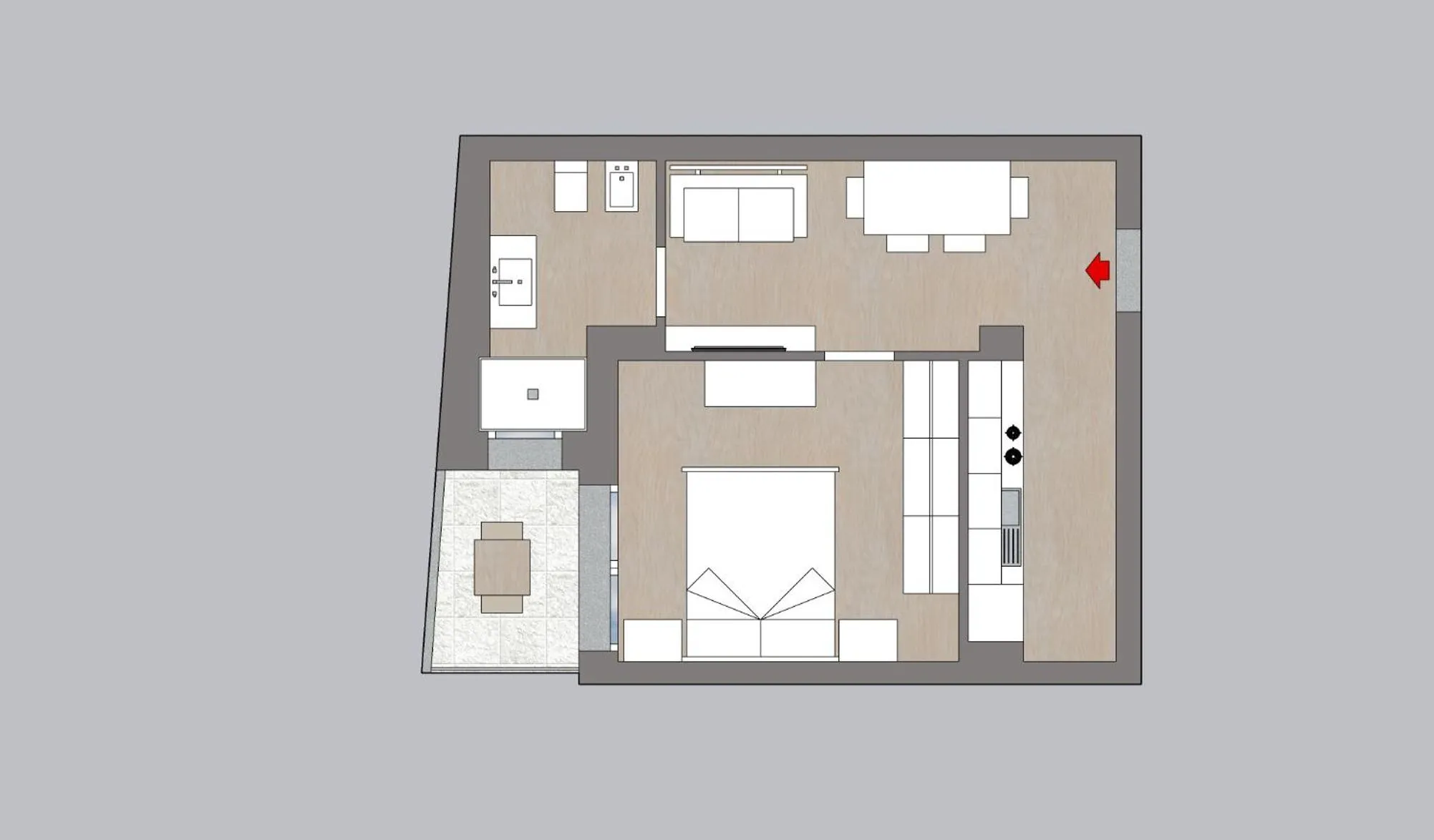 Floor plan in Residence Armony