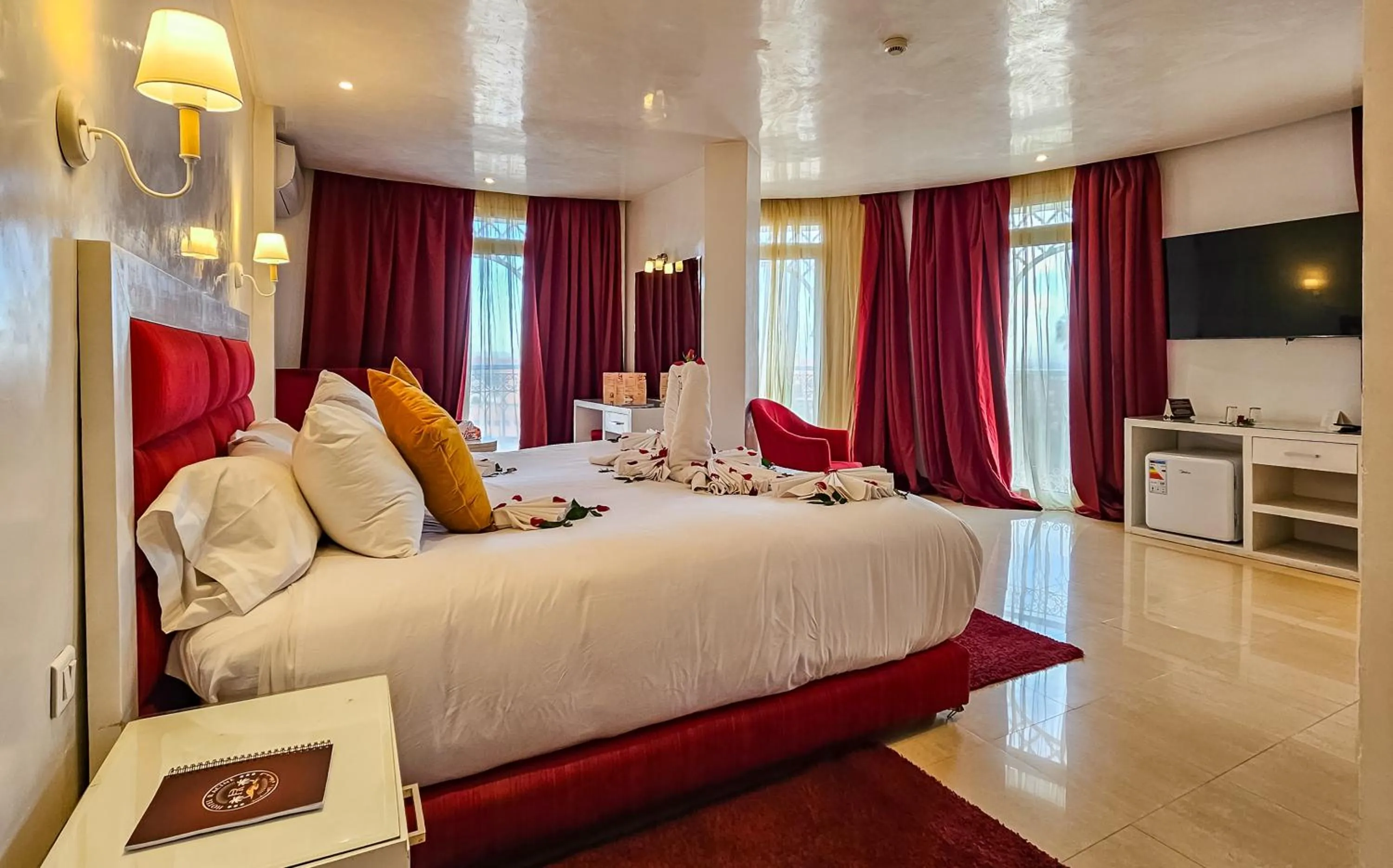 Bed in Hôtel Racine