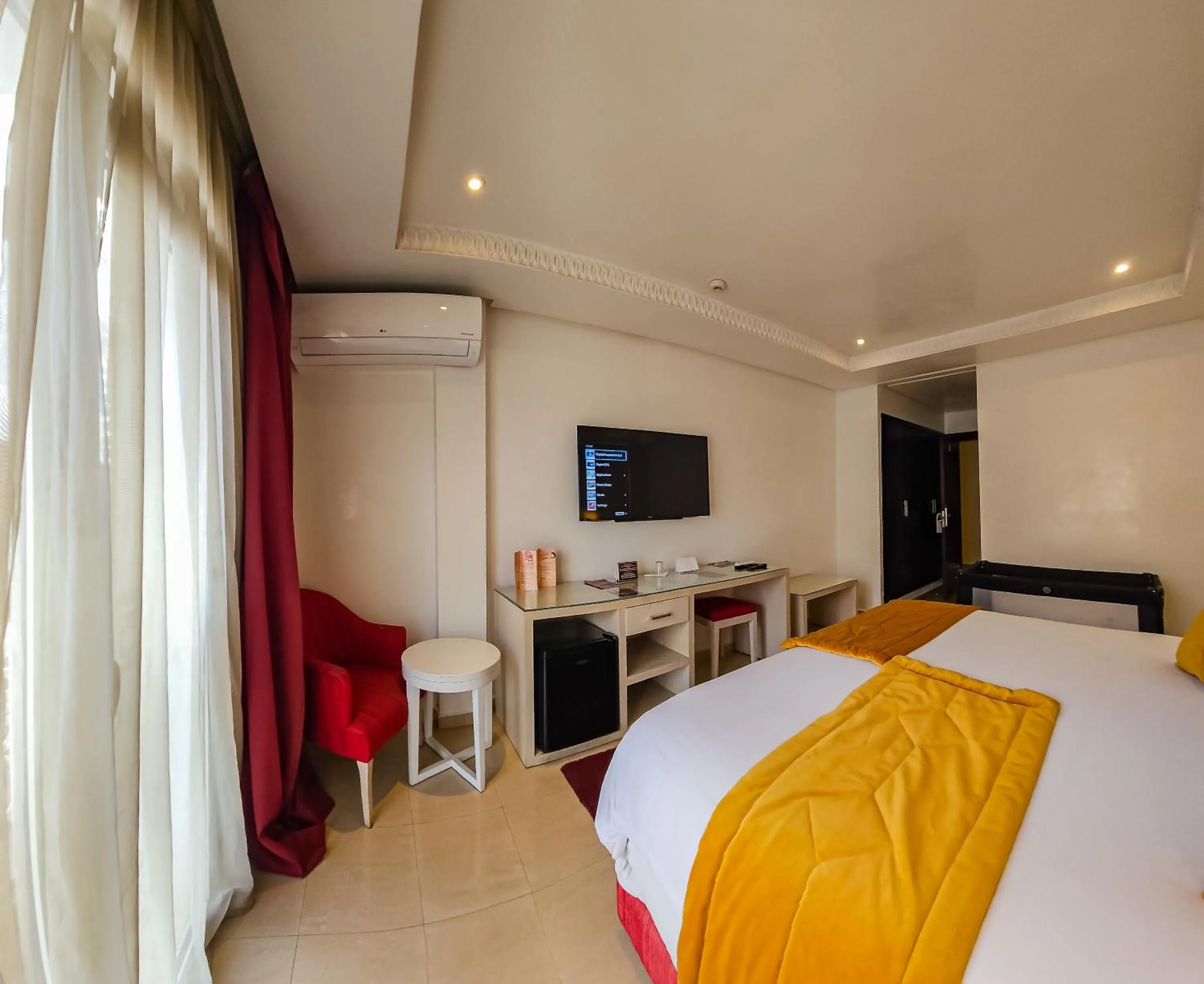 Bed in Hôtel Racine