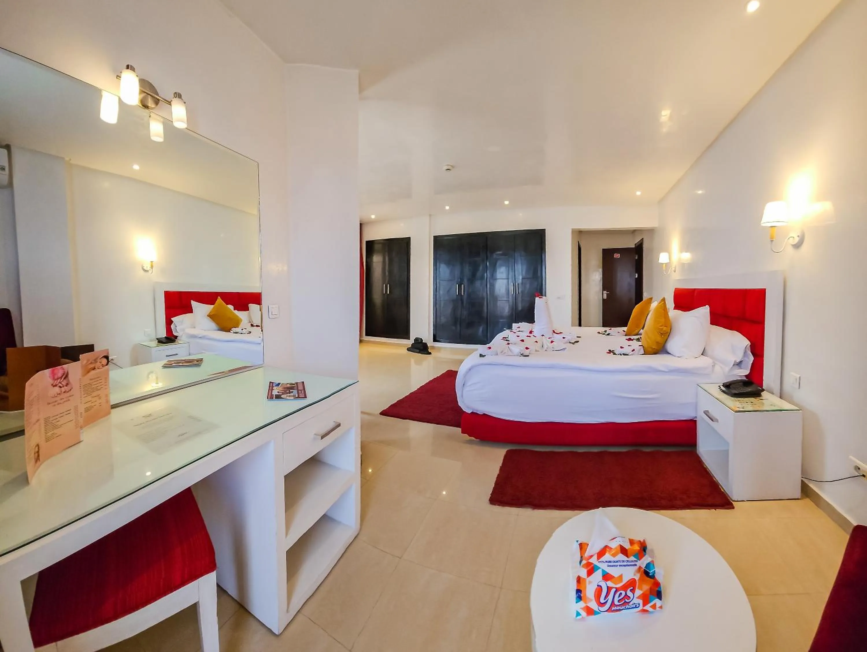 Bed in Hôtel Racine