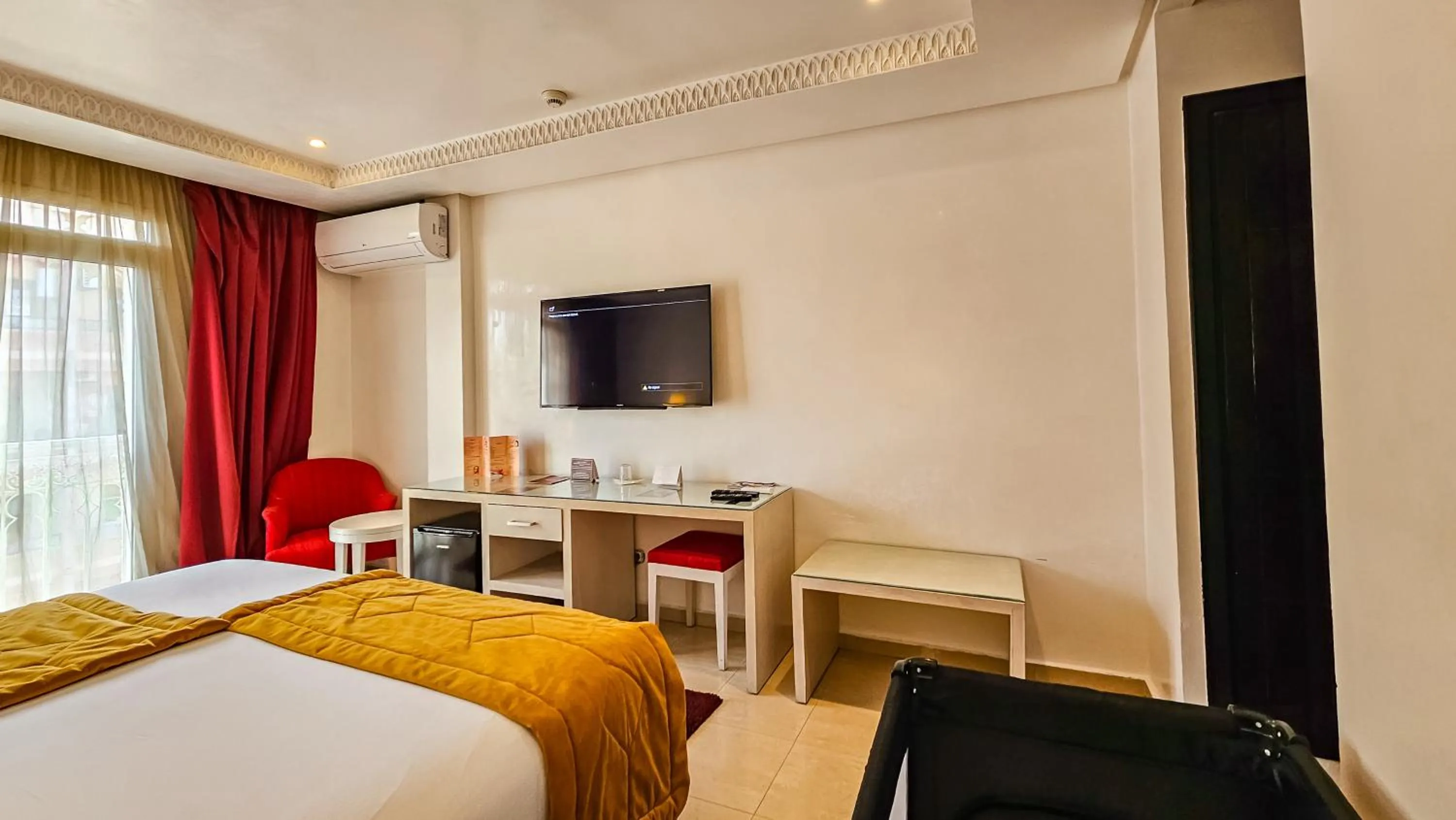 Bed in Hôtel Racine