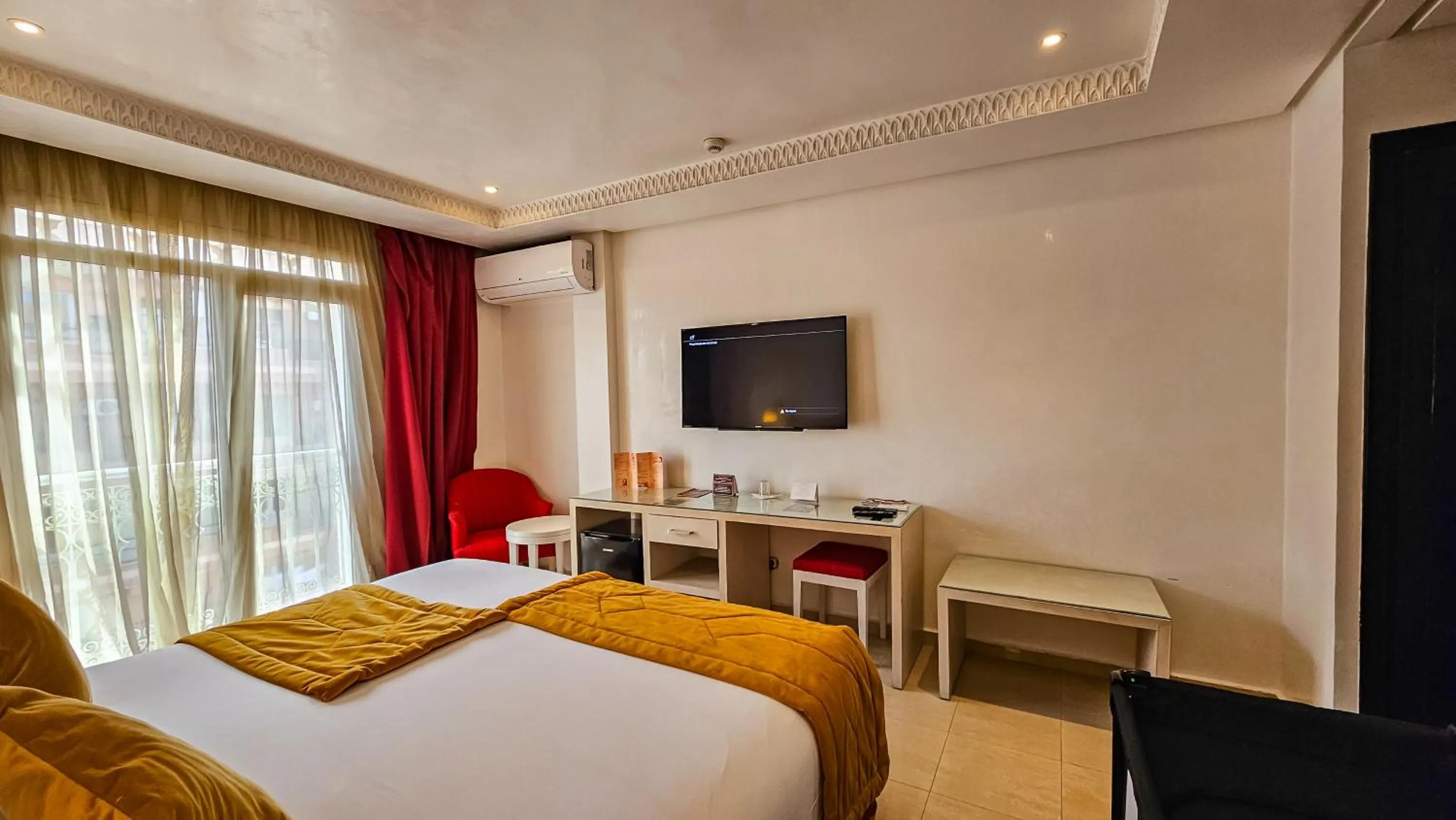 Bed in Hôtel Racine