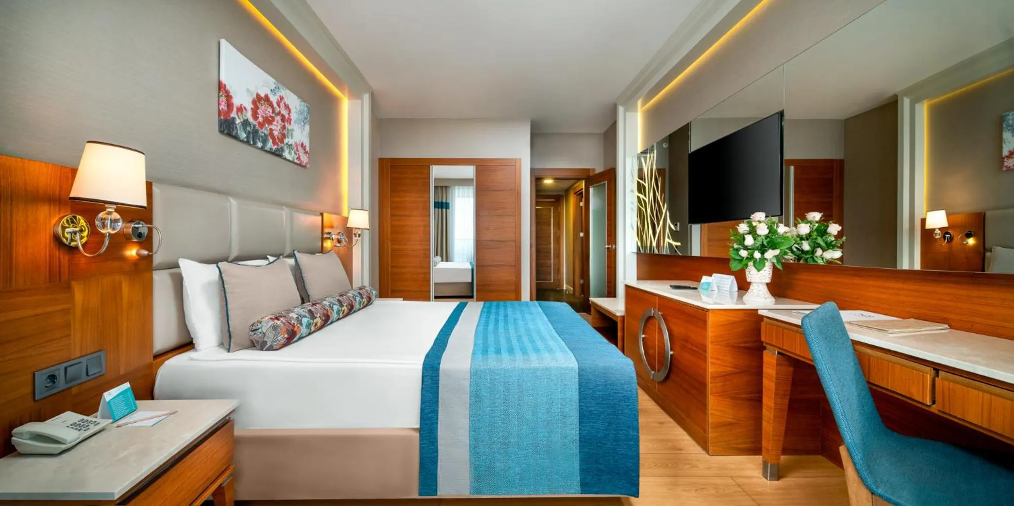 Bed in Sensitive Premium Resort & Spa