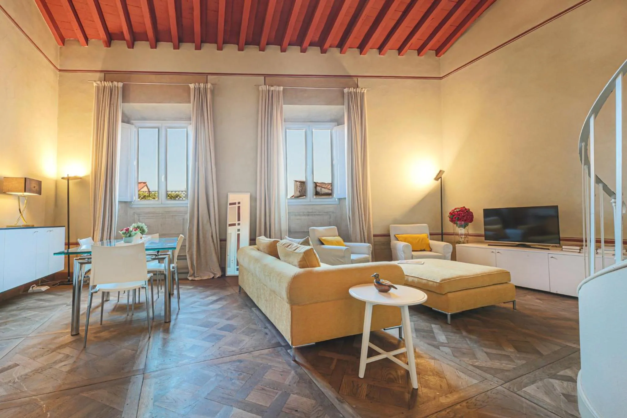Living room in Apartments Florence - Ricasoli Terrace