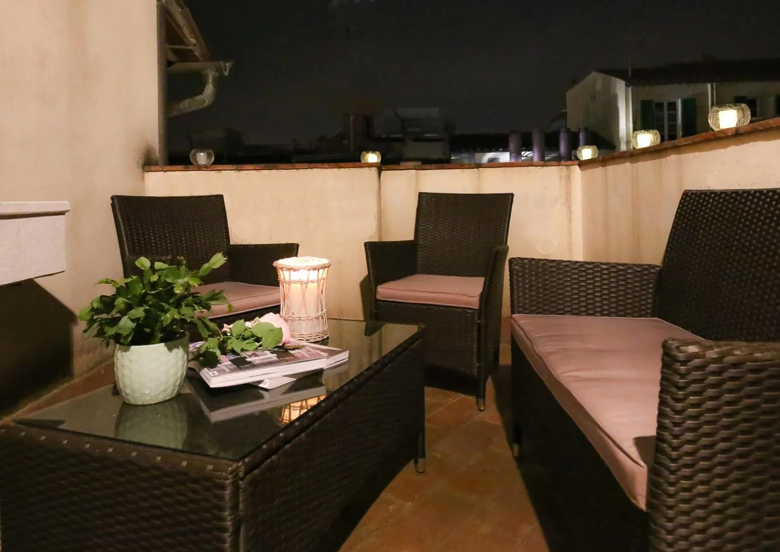Patio in Apartments Florence - Ricasoli Terrace