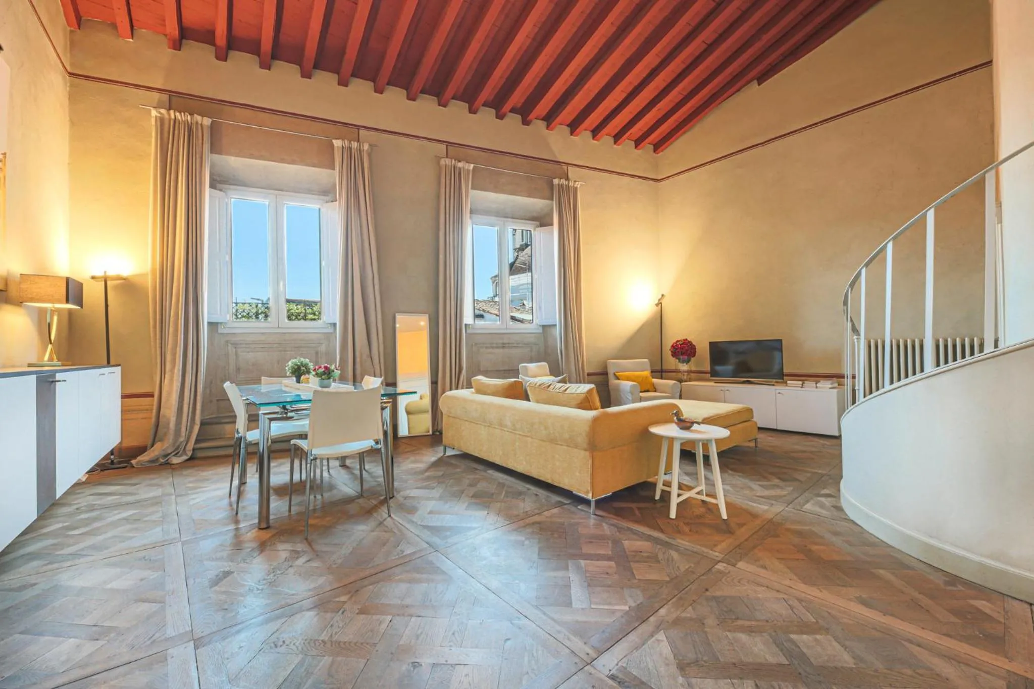 Living room in Apartments Florence - Ricasoli Terrace