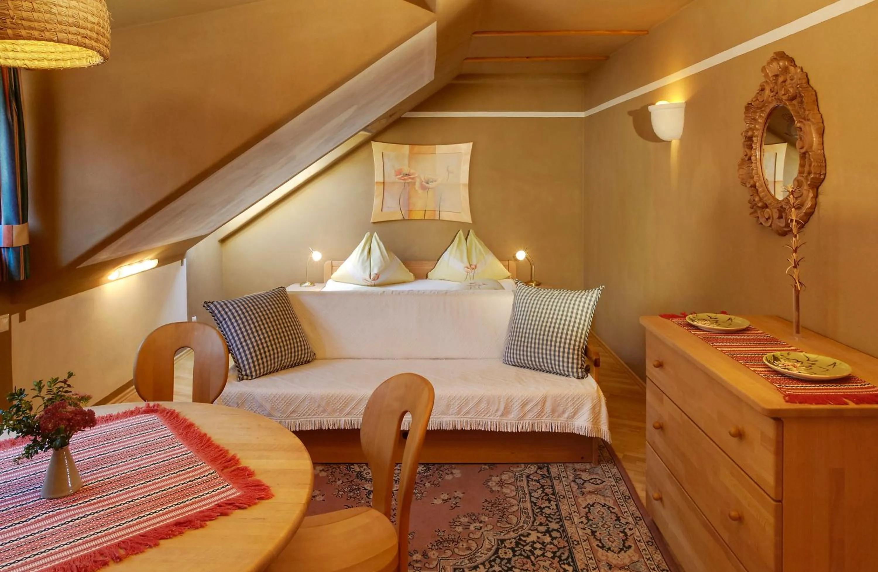 Bedroom in Biolandhaus Arche