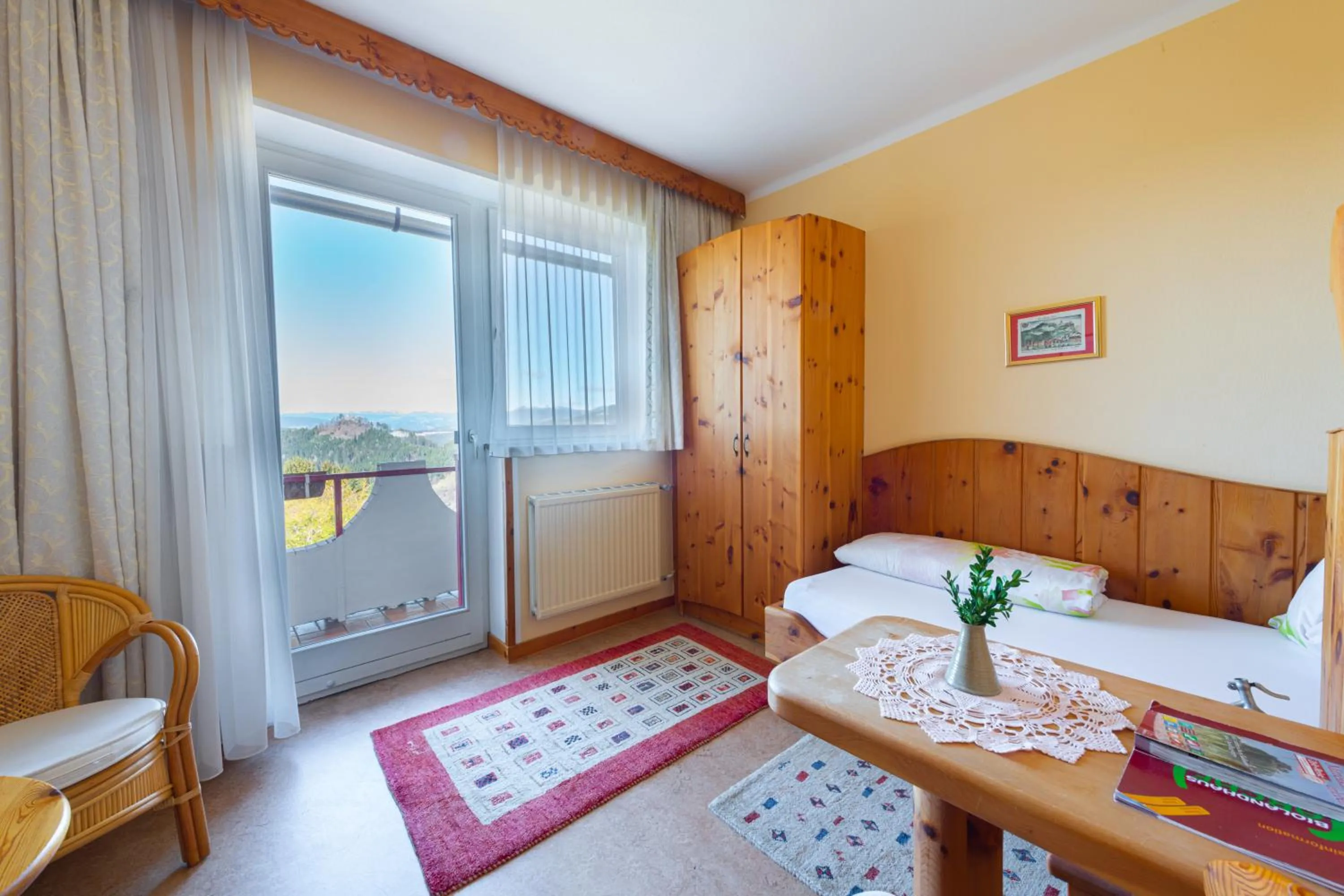 Natural landscape, Bed in Biolandhaus Arche