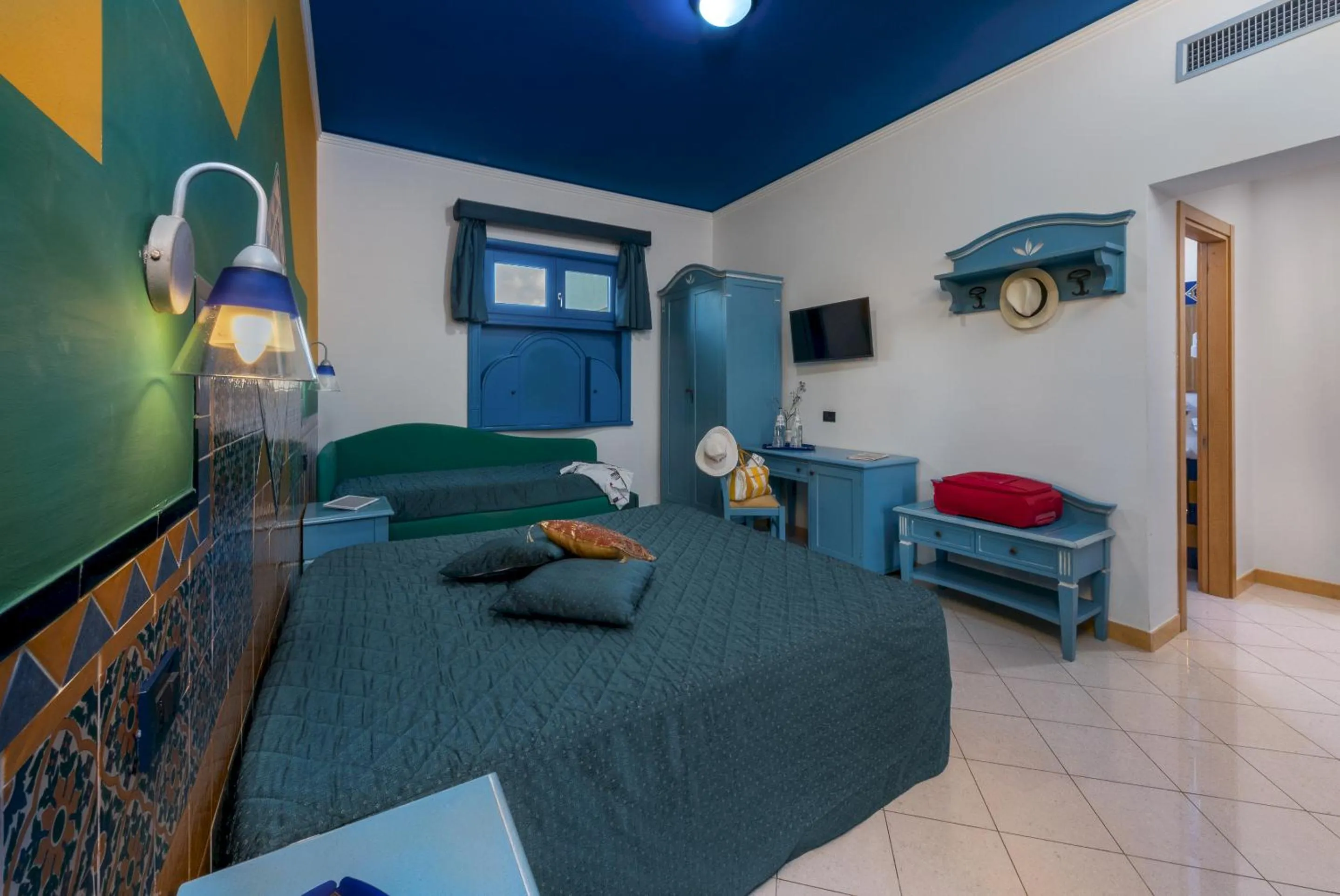 Bed in Hotel Ristorante Mediterraneo Faro