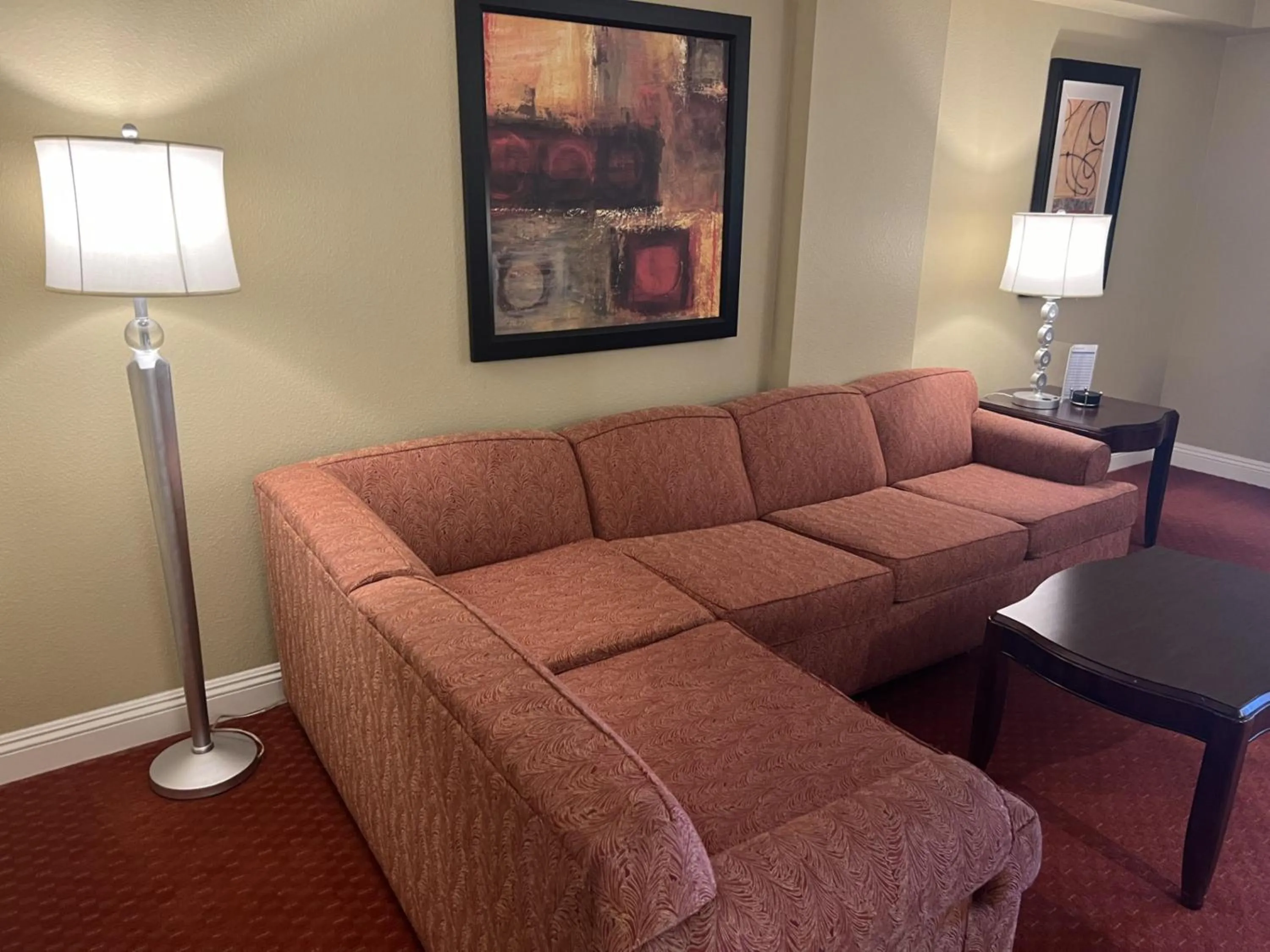 Living room in GetAways at the Jockey Club