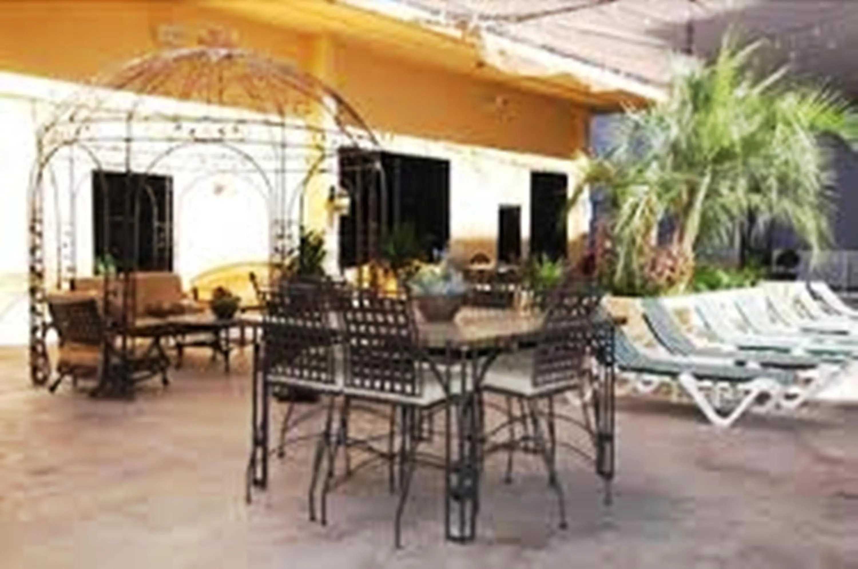 Patio in GetAways at the Jockey Club