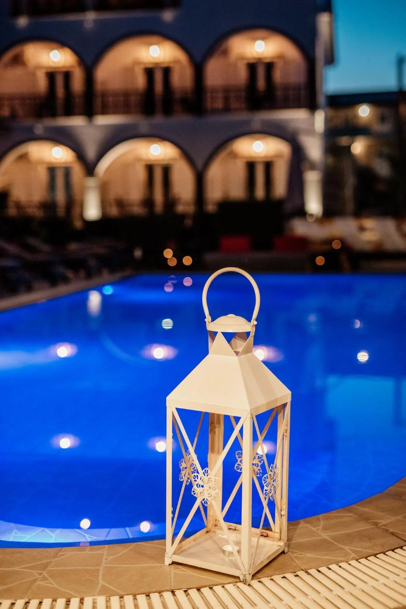 Swimming pool in Villa Corali Apartments Sea Breath & Pool