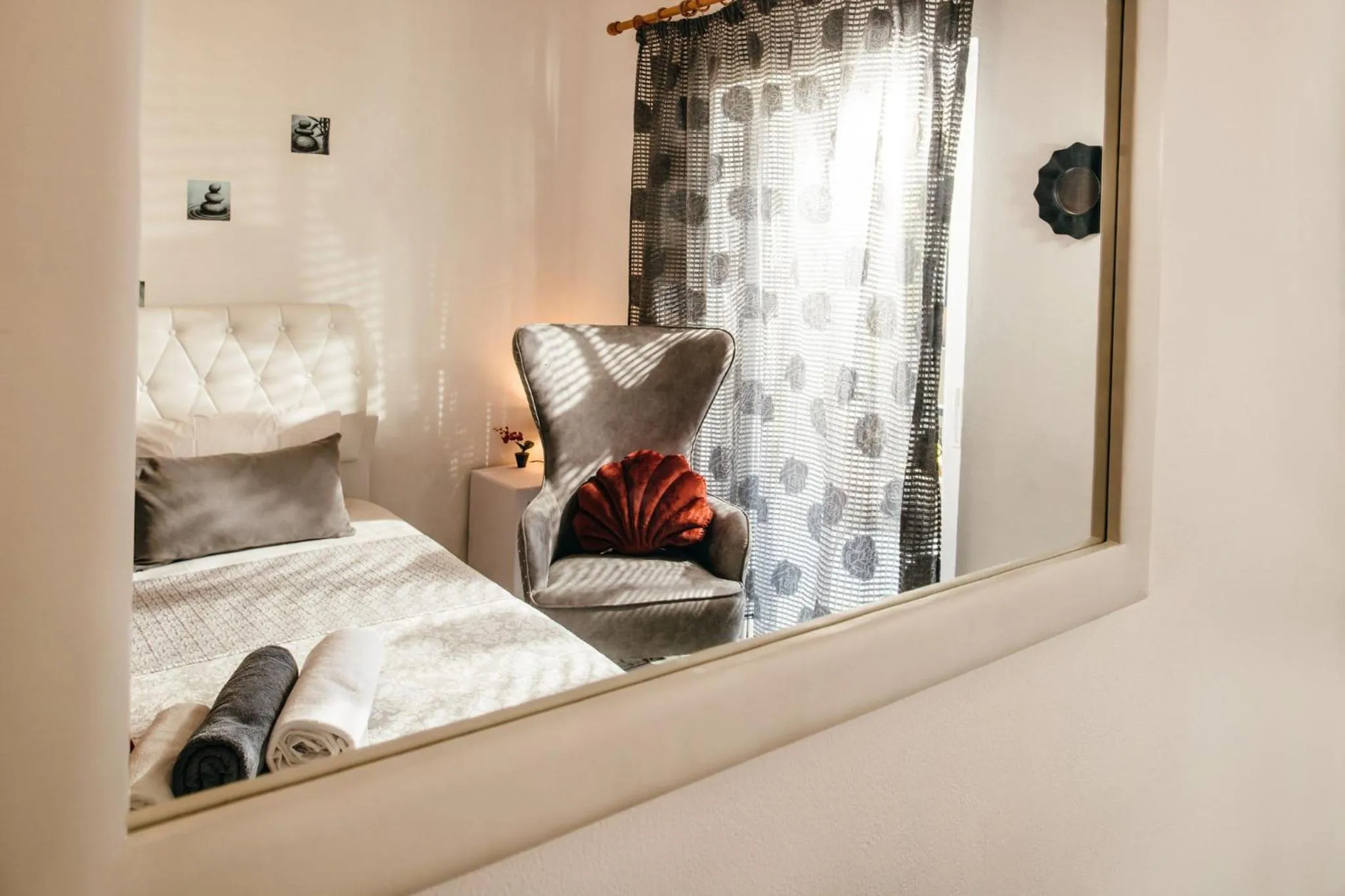 Bed in Villa Corali Apartments Sea Breath & Pool