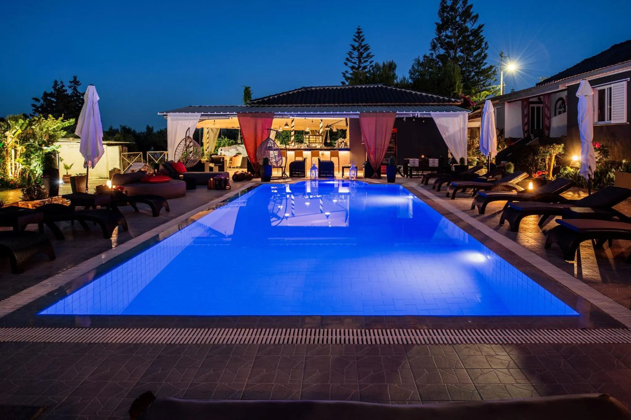 Swimming pool in Villa Corali Apartments Sea Breath & Pool