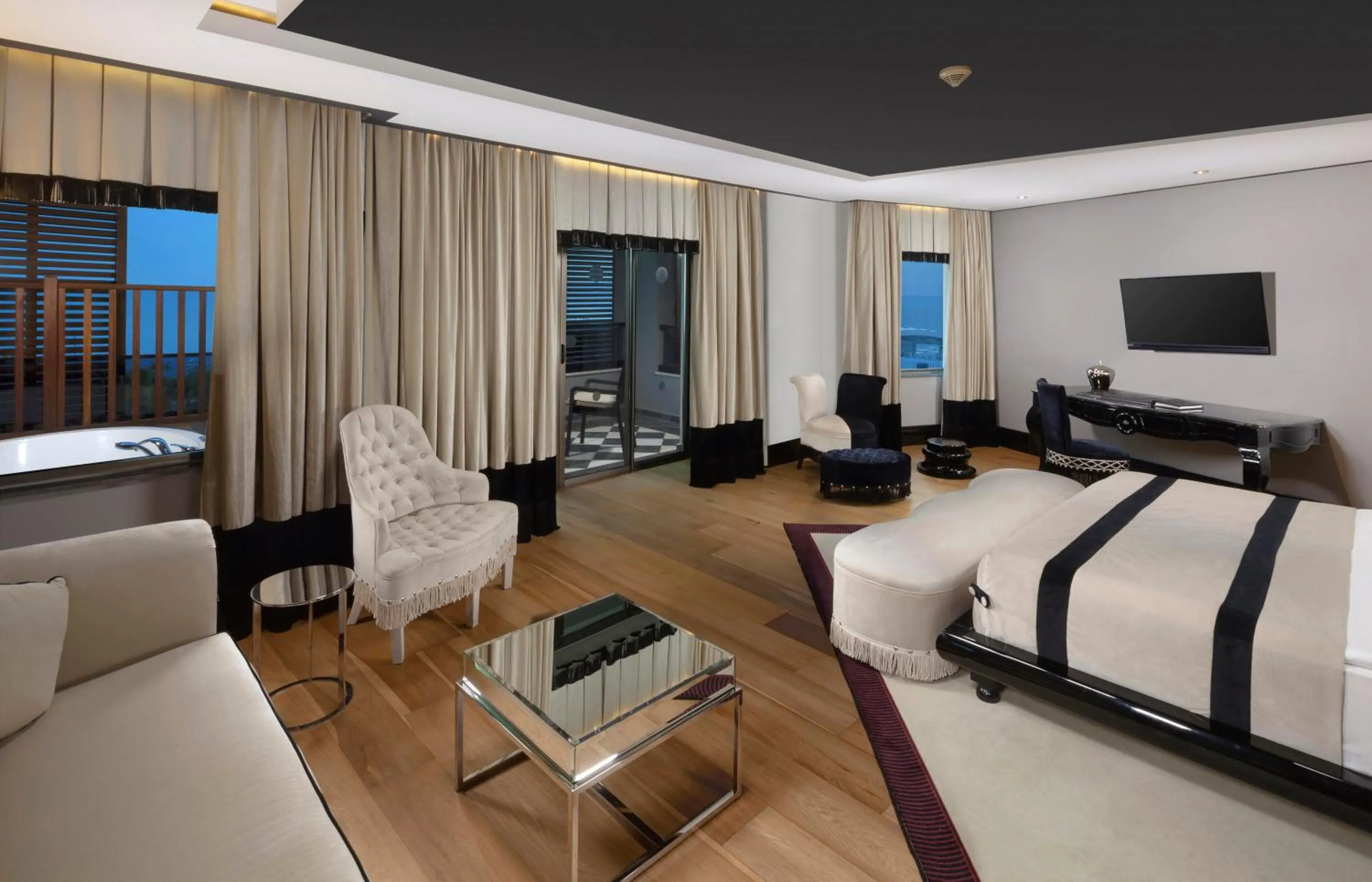 Seating area, Bed in Selectum Luxury Resort