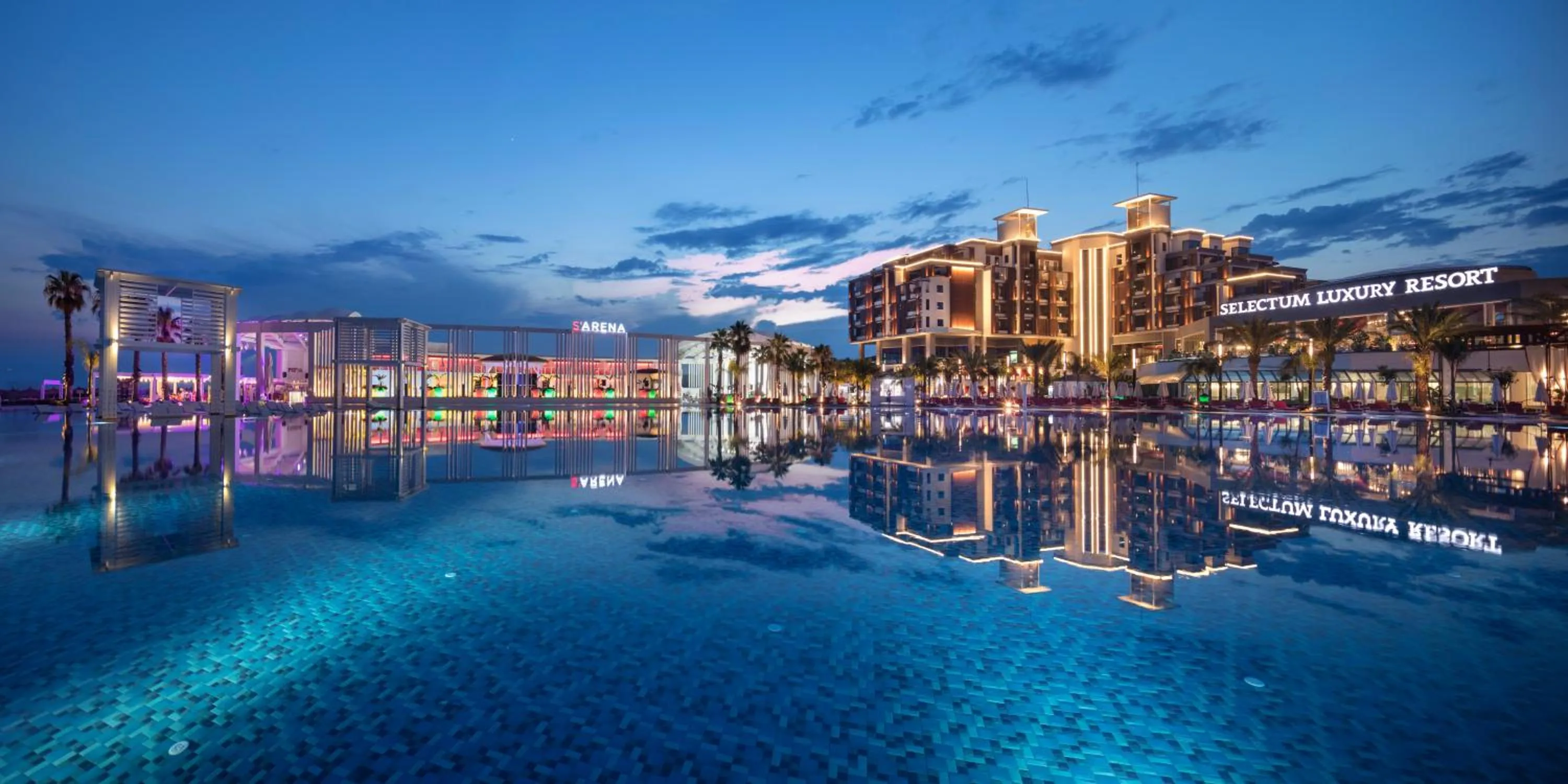 Night, Swimming Pool in Selectum Luxury Resort