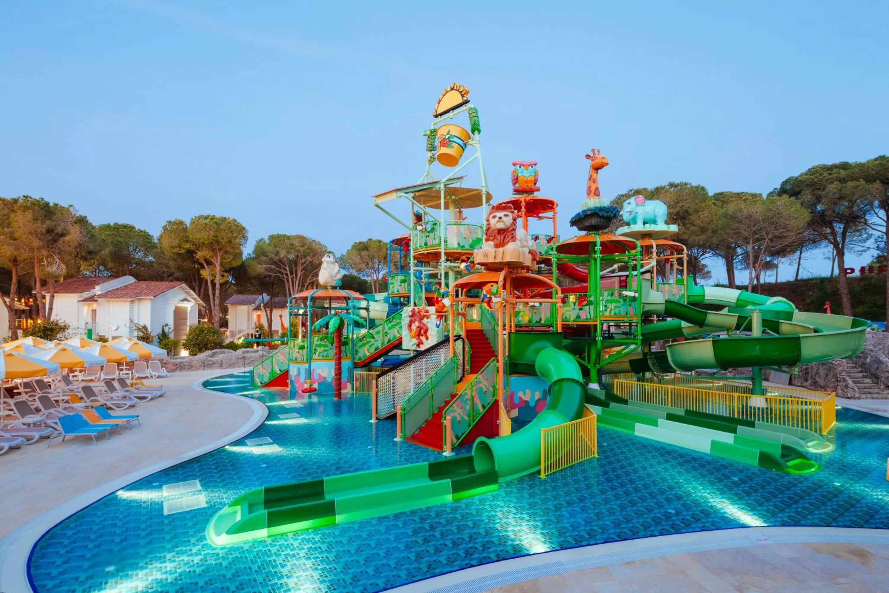 Children play ground, Water Park in Selectum Luxury Resort