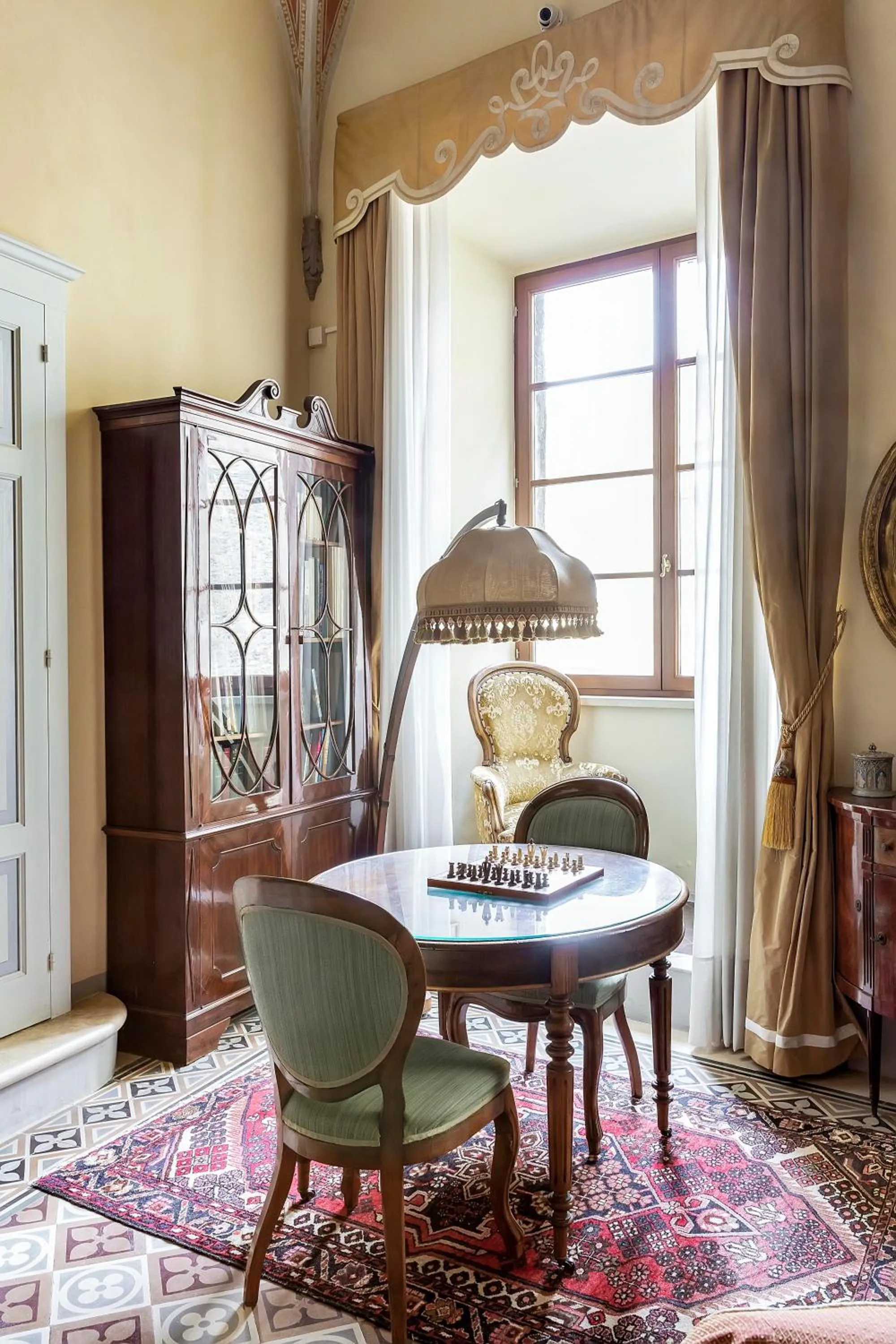 Communal lounge/ TV room in Residenza d'Epoca Palazzo Borghesi