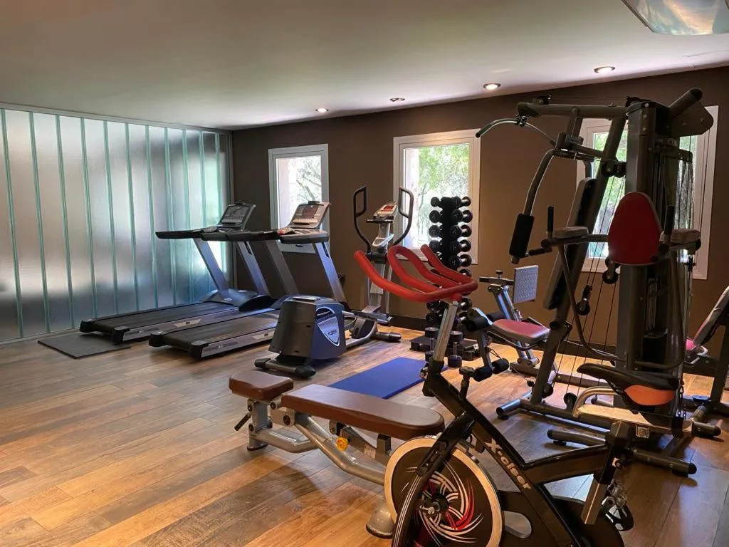 Fitness centre/facilities in Orfeo Suites Hotel Sierras Chicas